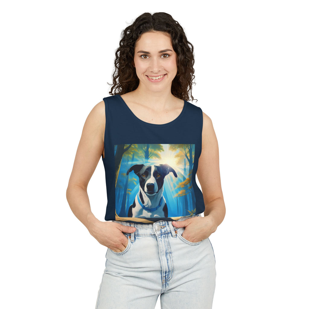 Coonhound Forest Unisex Tank Top
