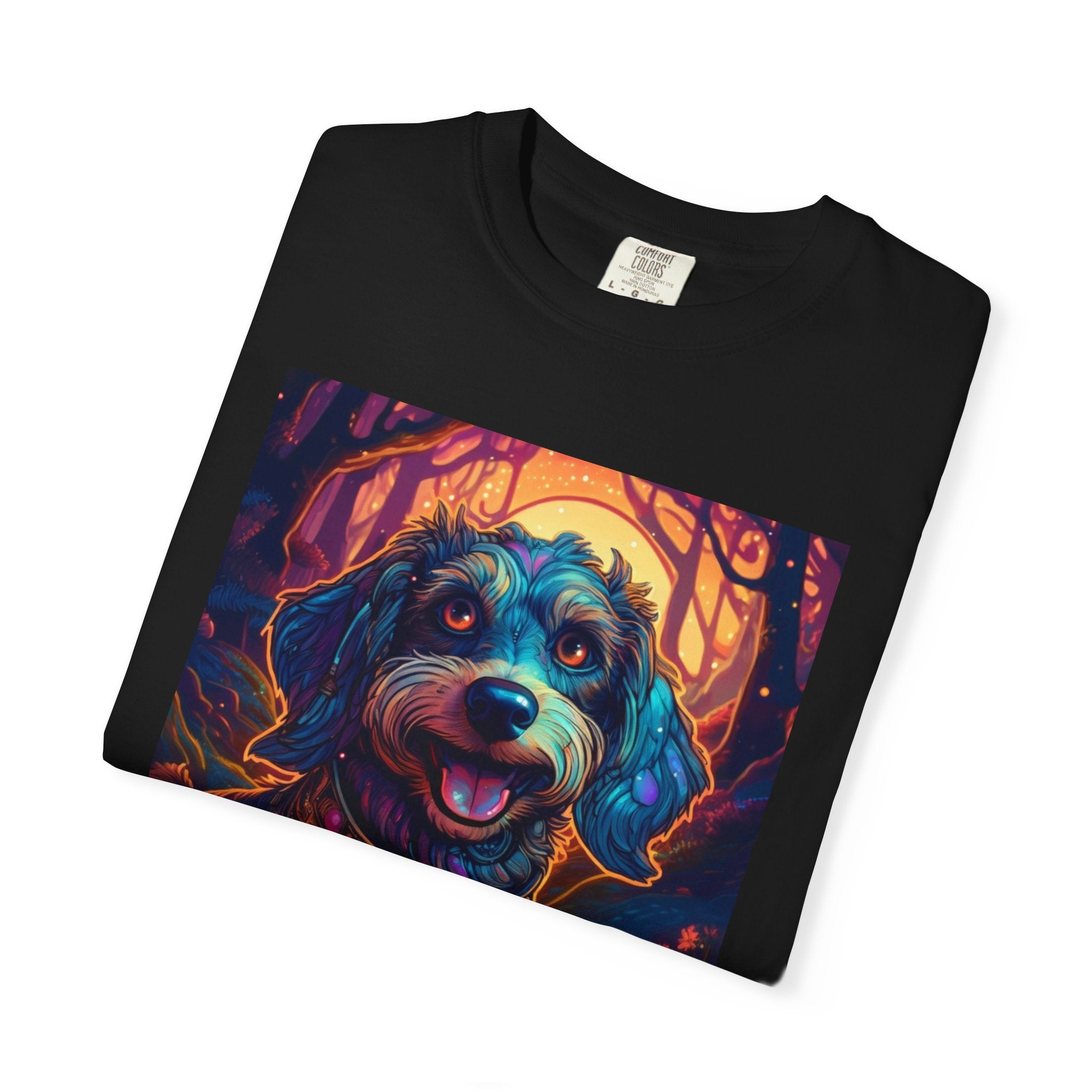 Steampunk Dachshund Unisex Garment-Dyed T-shirt