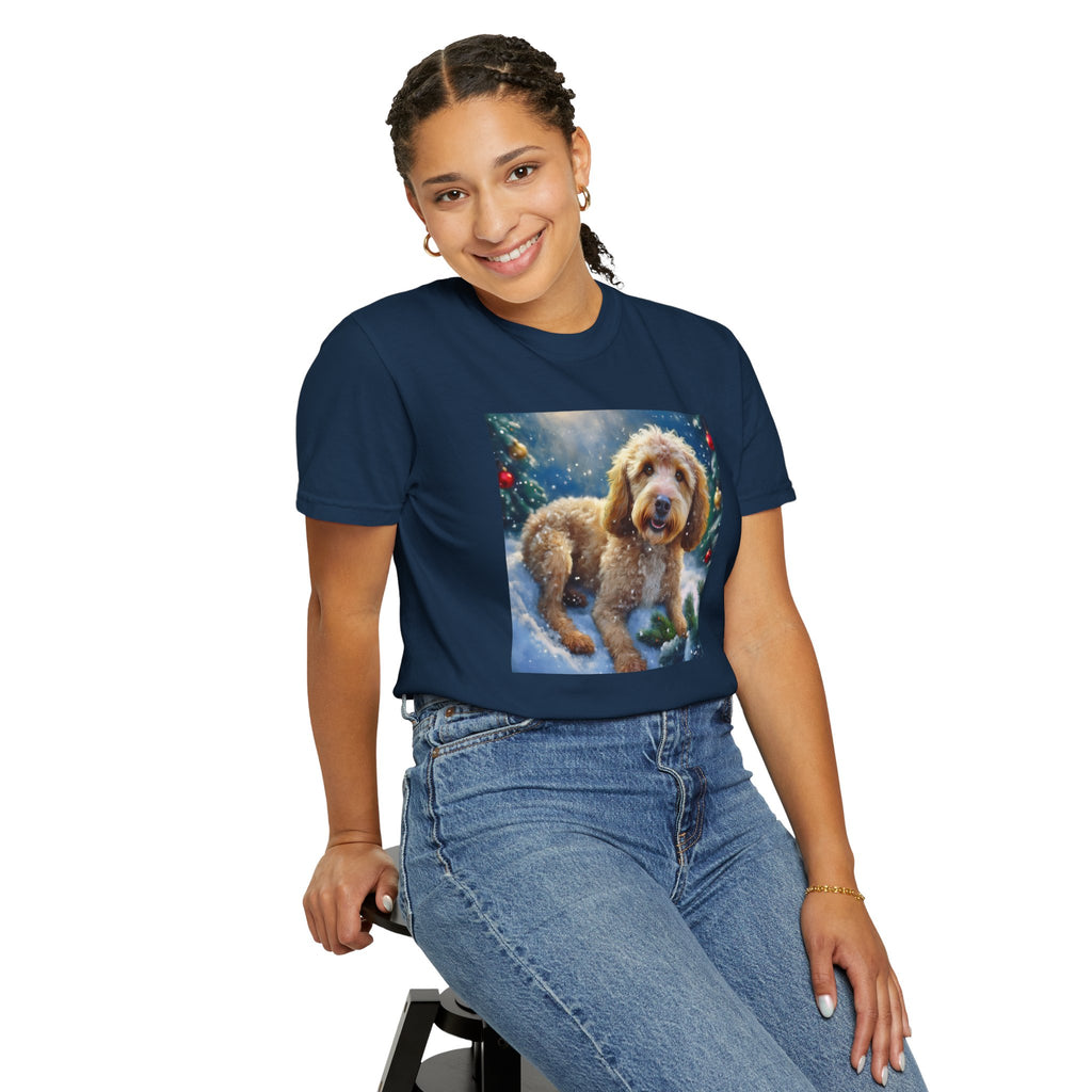 Doodle Holiday Unisex Garment-Dyed T-shirt