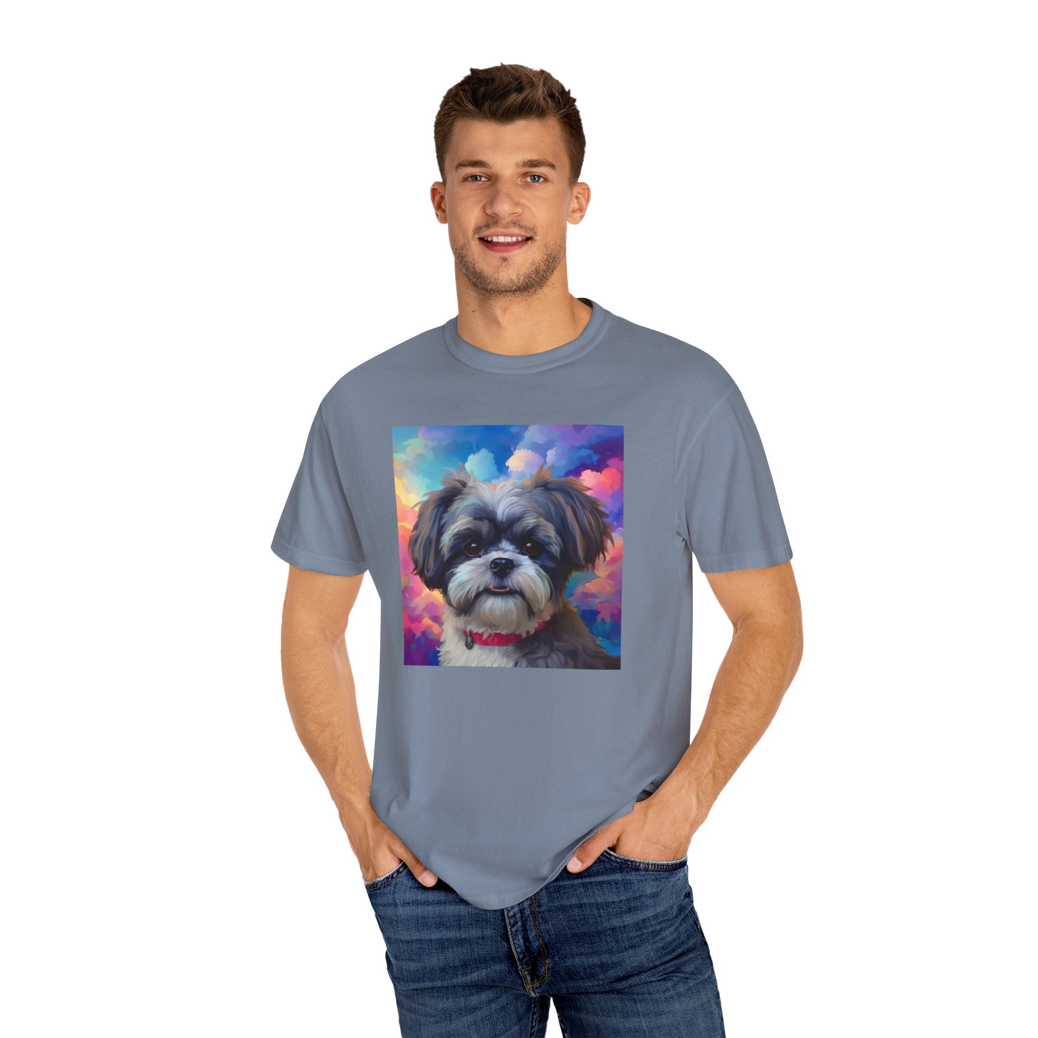 Shih Tzu Unisex Garment-Dyed T-shirt