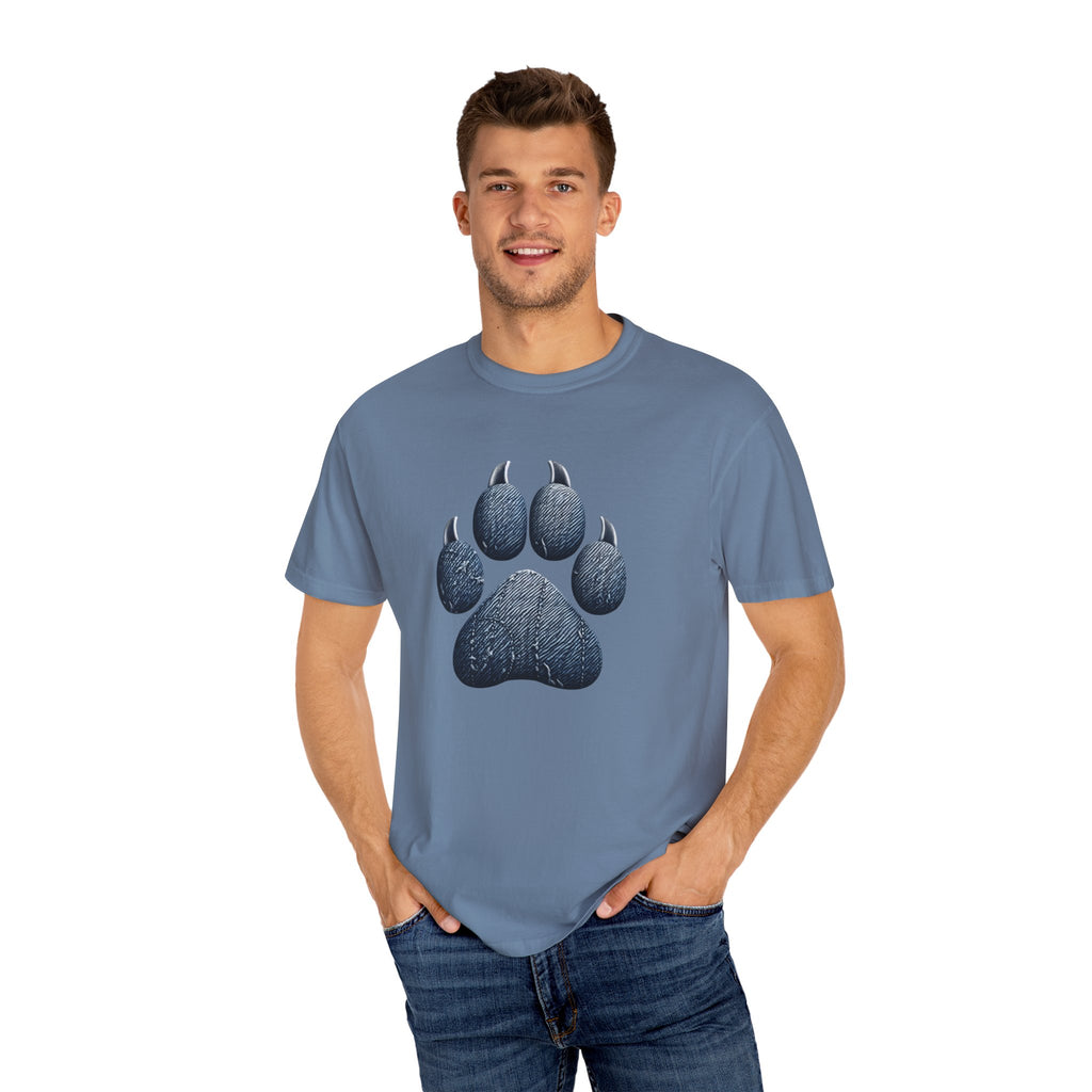 Denim Paw Unisex Garment-Dyed T-shirt
