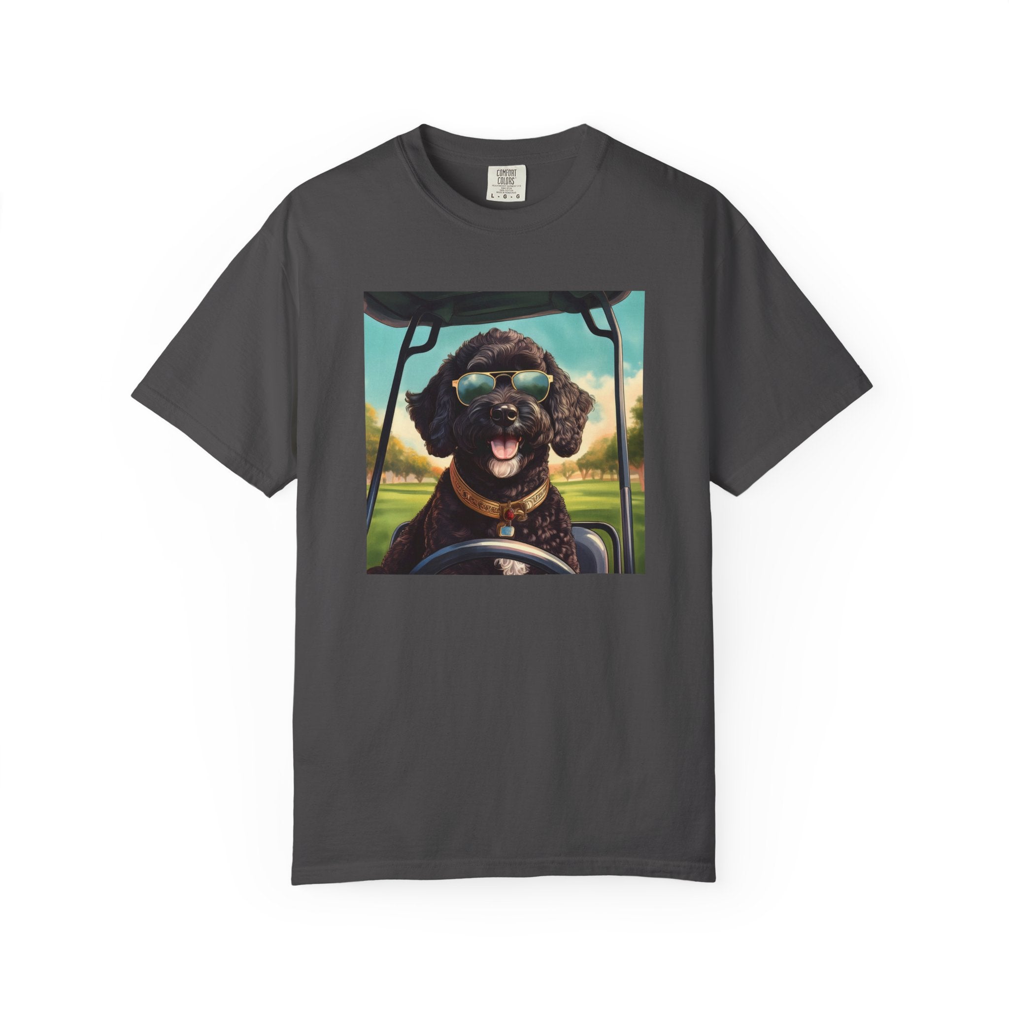 Doodle Golf Cart Unisex Garment-Dyed T-shirt