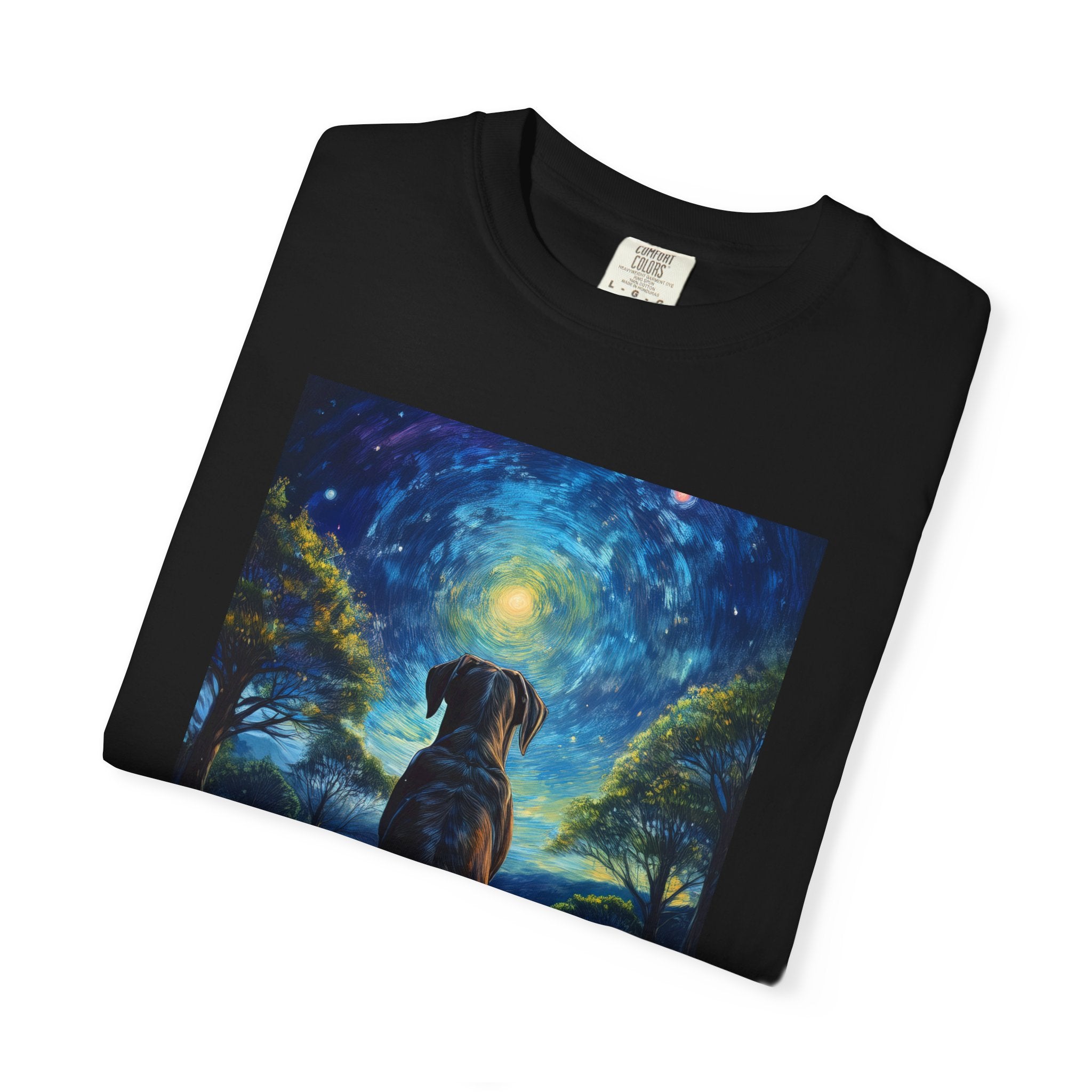 Moonlit Thoughts Unisex Garment-Dyed T-shirt