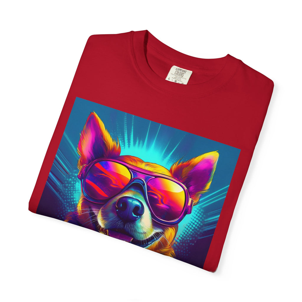 Chihuahua Cool Sunglasses Unisex Garment-Dyed T-shirt