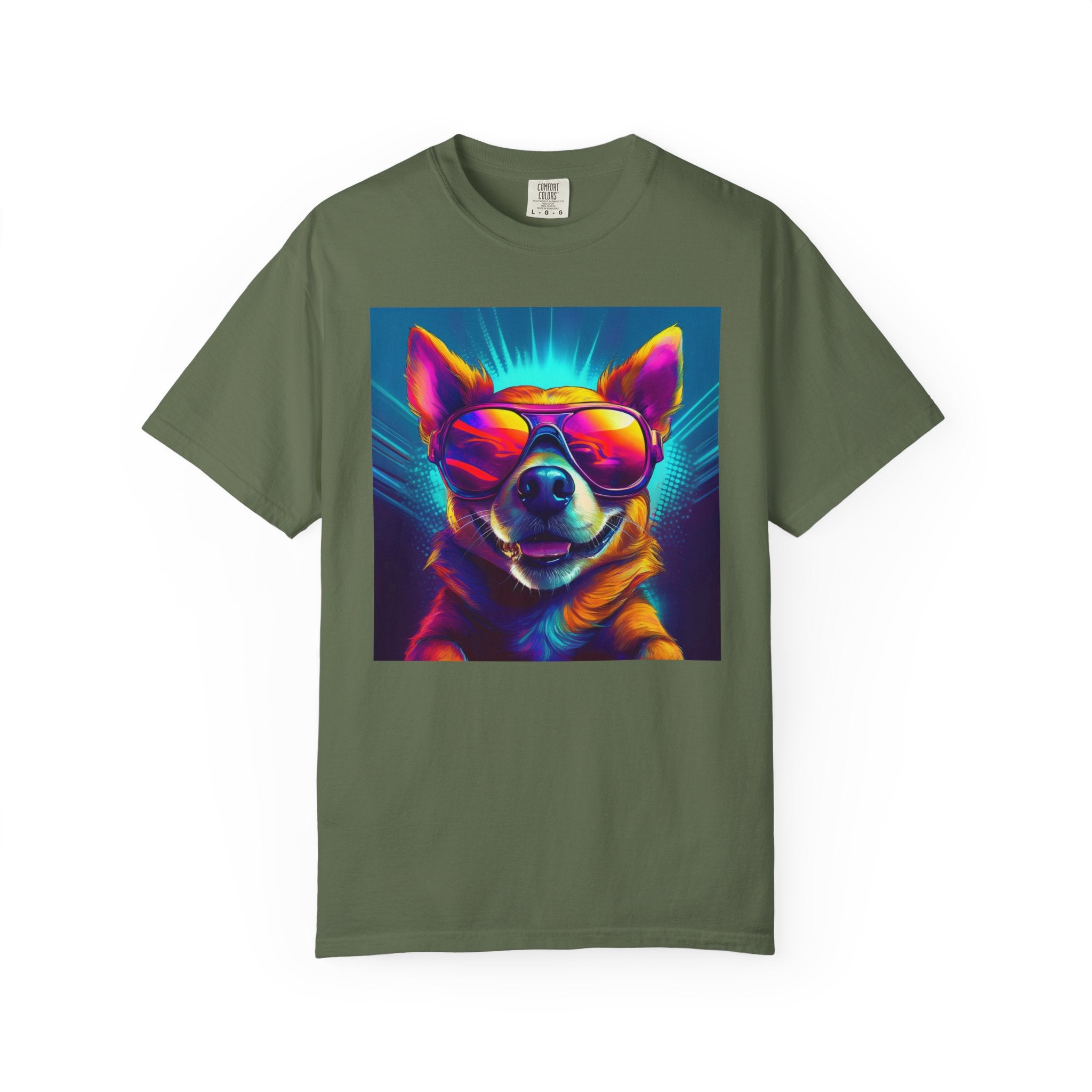 Chihuahua Cool Sunglasses Unisex Garment-Dyed T-shirt
