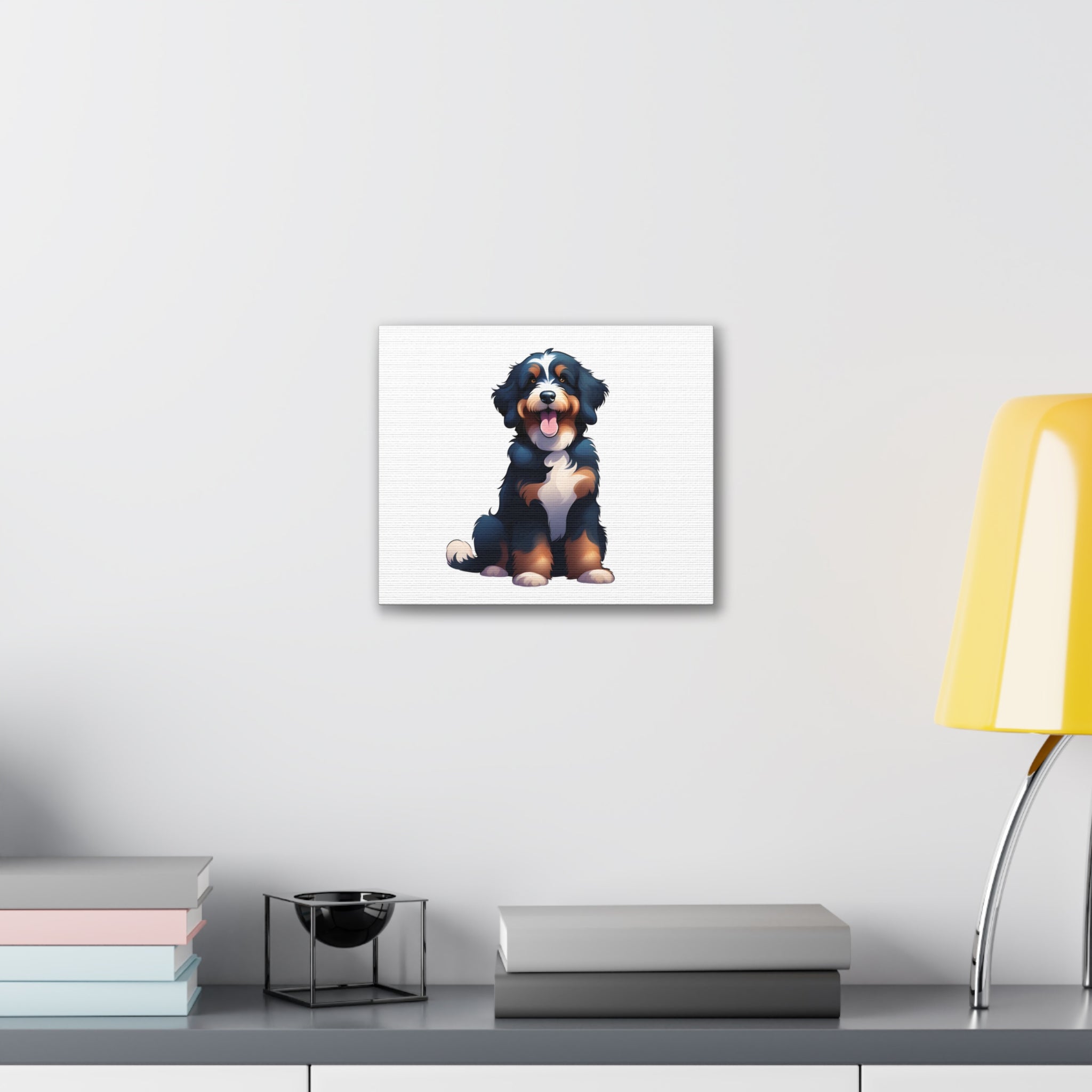 Bernedoodle Canvas Stretched, 0.75"
