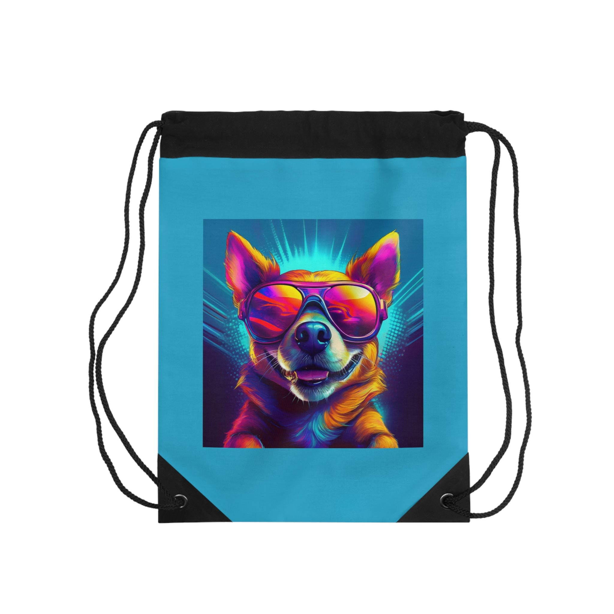 Chihuahua Cool Sunglasses Drawstring Bag