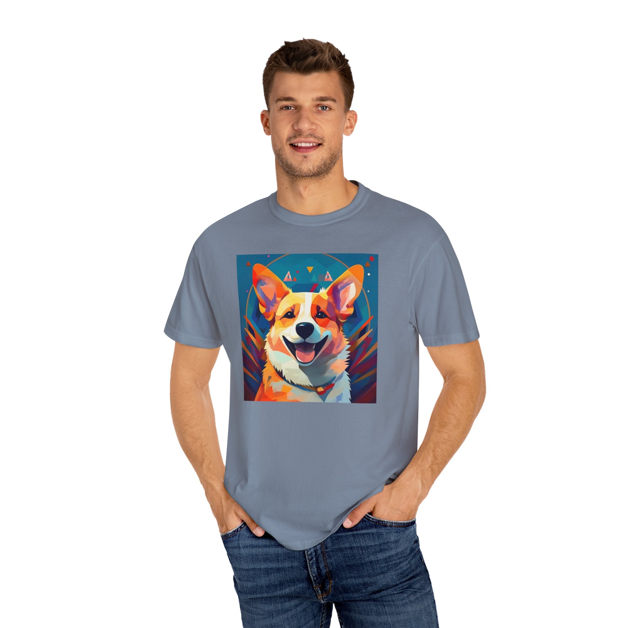 Corgi Unisex Garment-Dyed T-shirt
