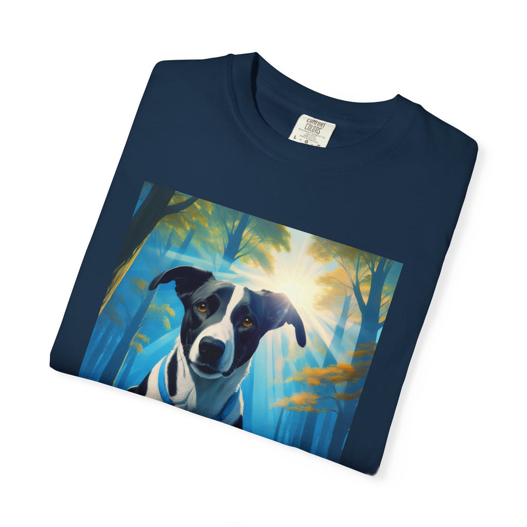Coonhound Forest Unisex Garment-Dyed T-shirt