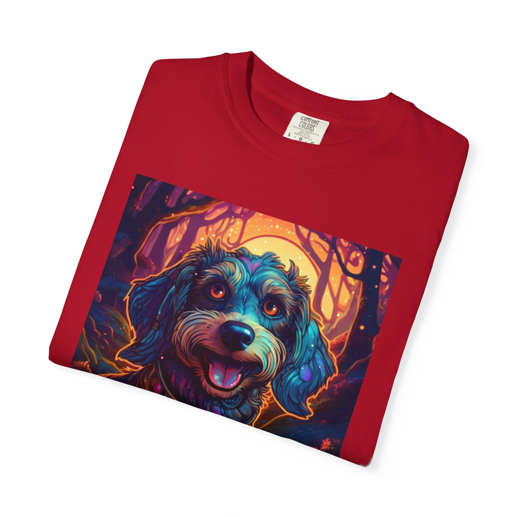 Steampunk Dachshund Unisex Garment-Dyed T-shirt
