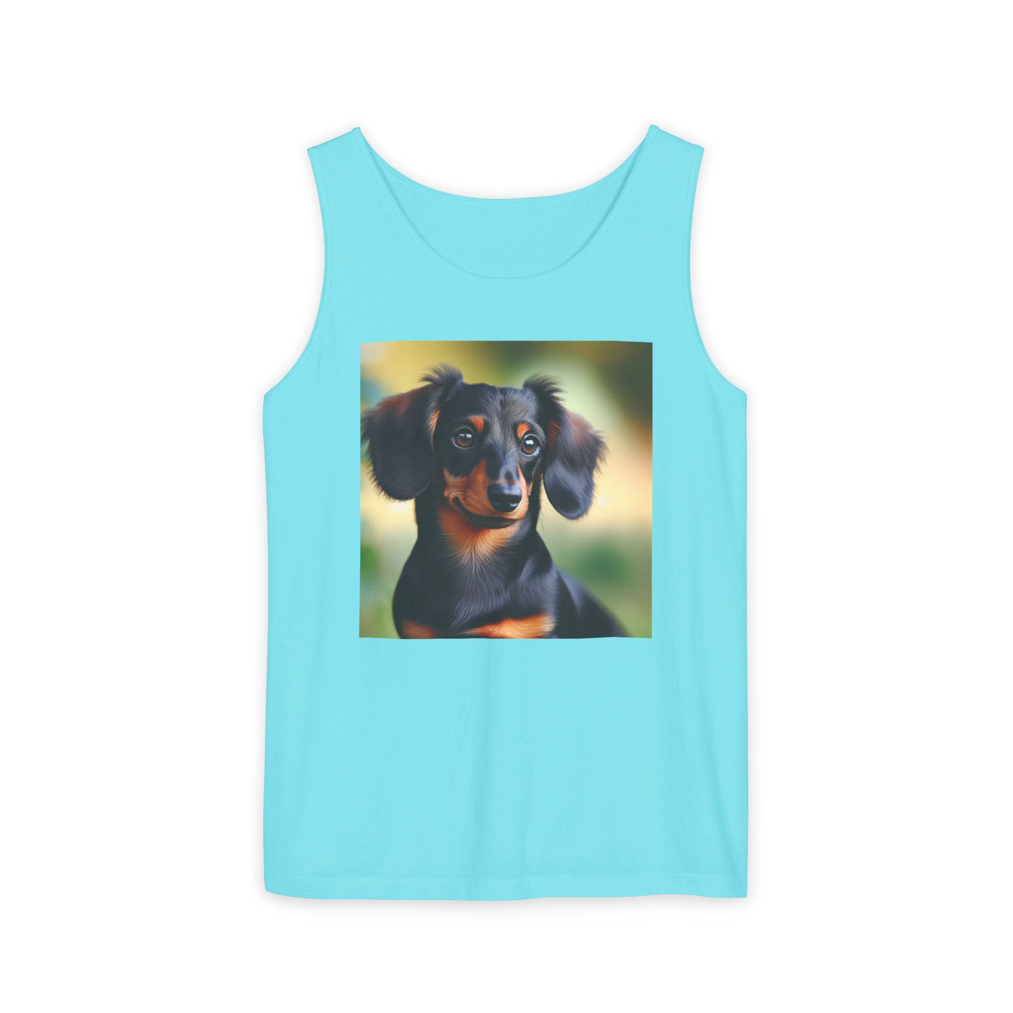 Black/Brown Dachshund Unisex Tank Top