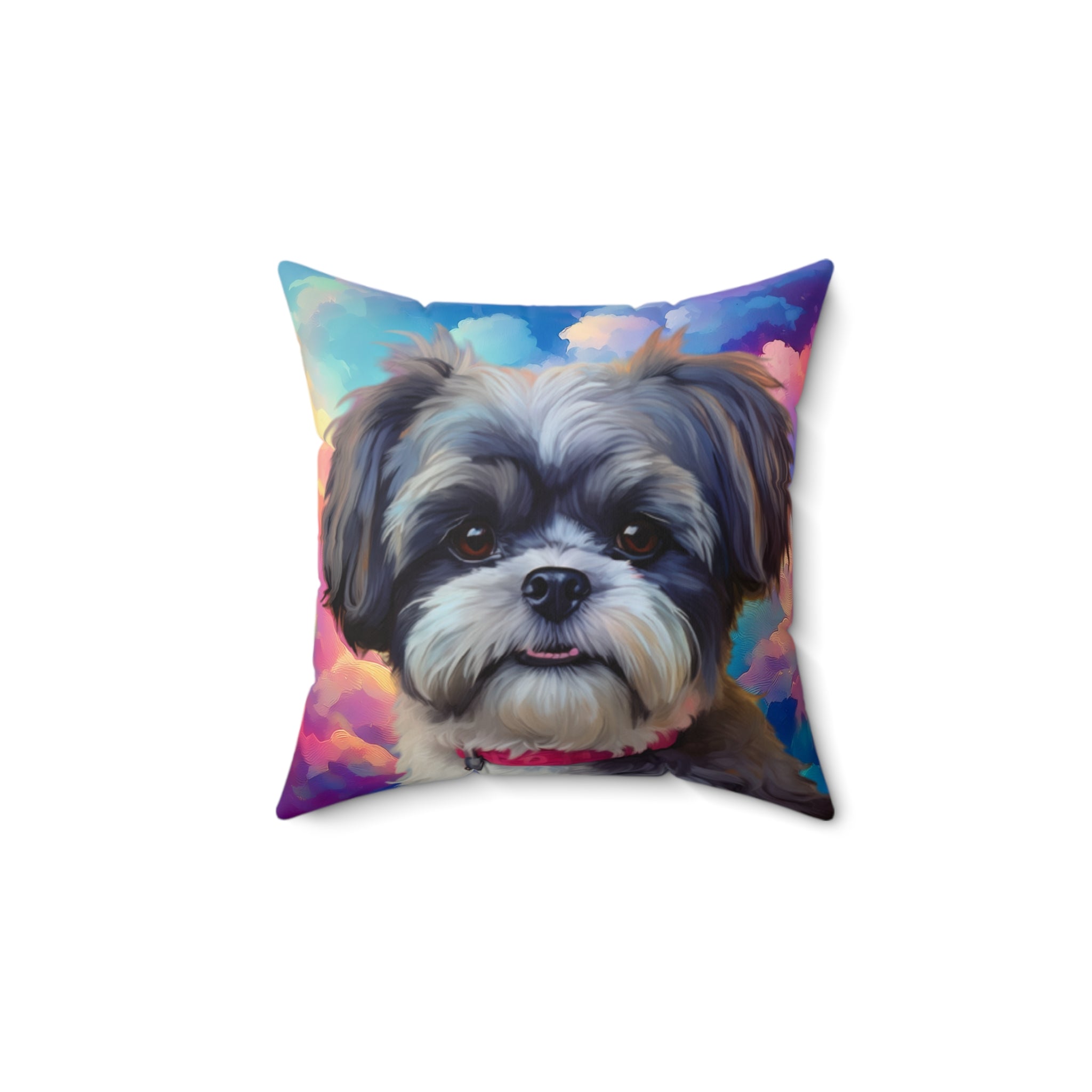 Shi Tzu Polyester Square Pillow