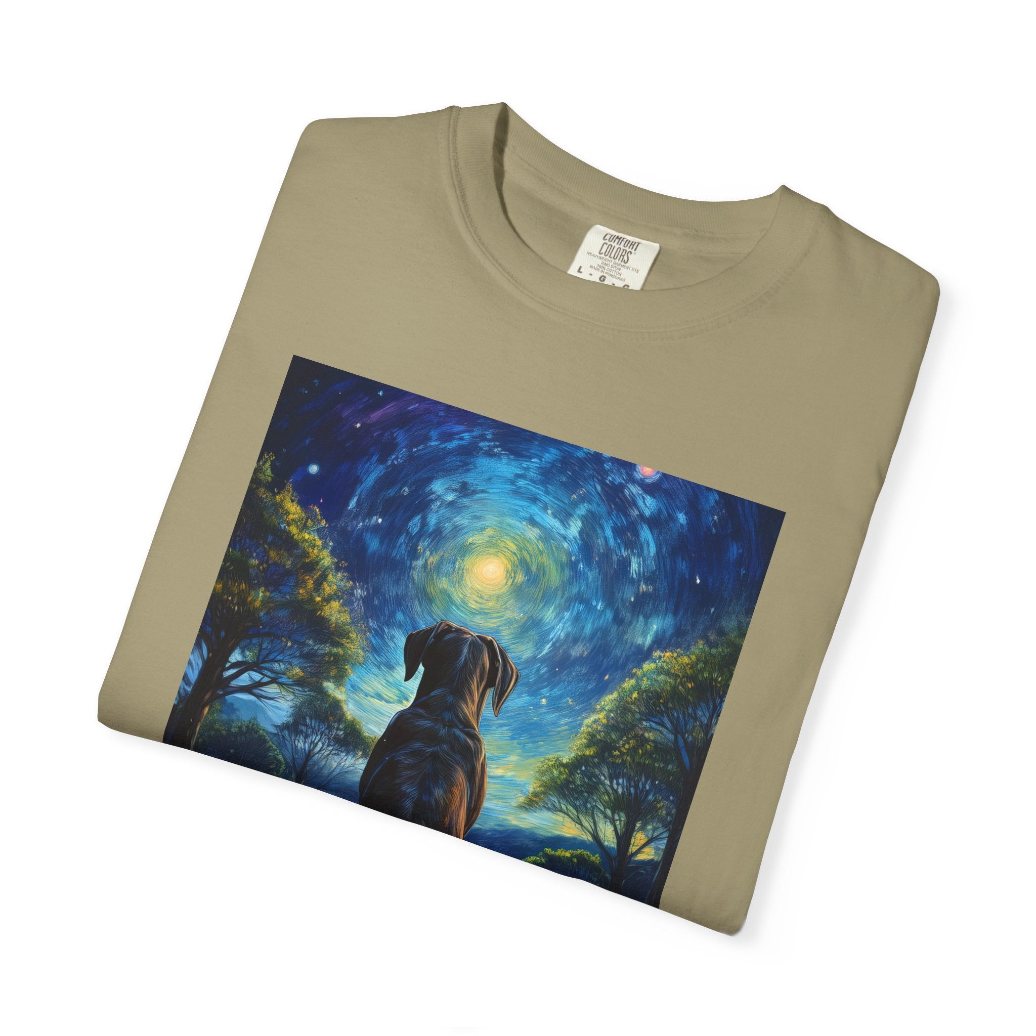 Moonlit Thoughts Unisex Garment-Dyed T-shirt