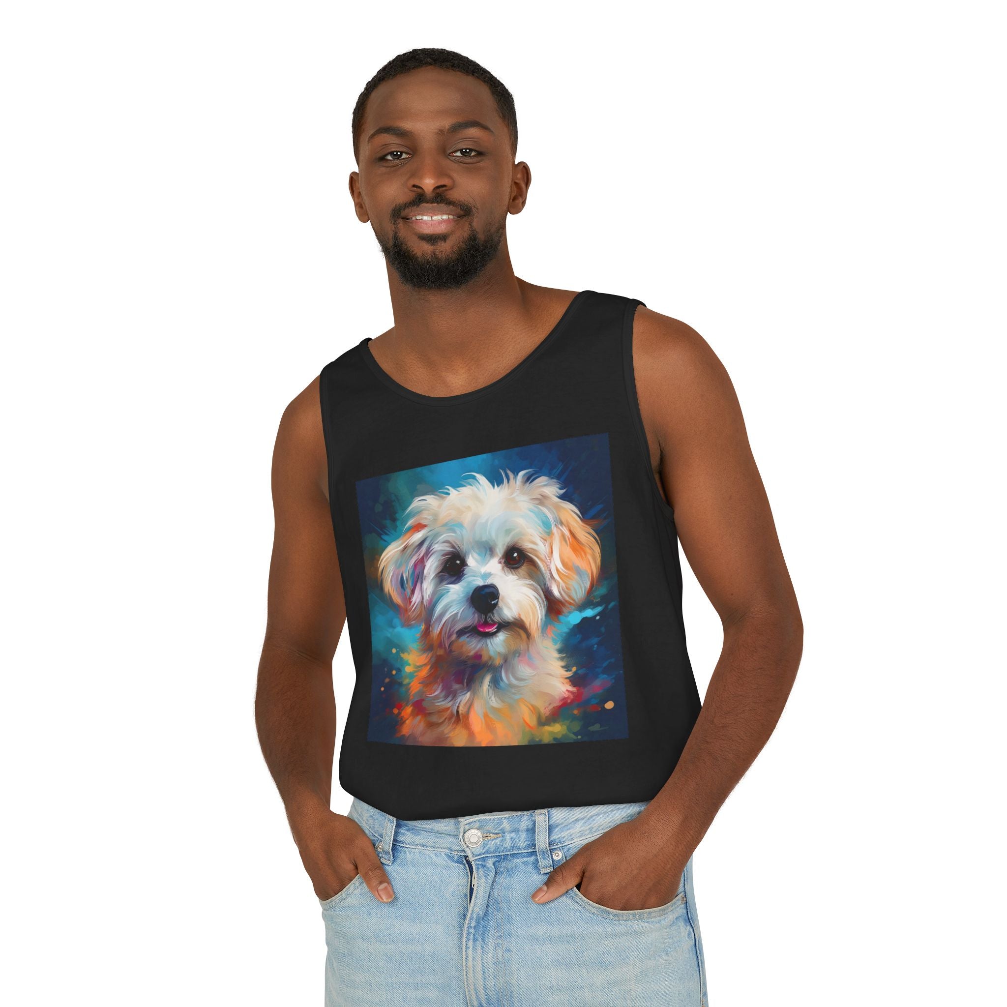 Maltese Unisex Tank Top