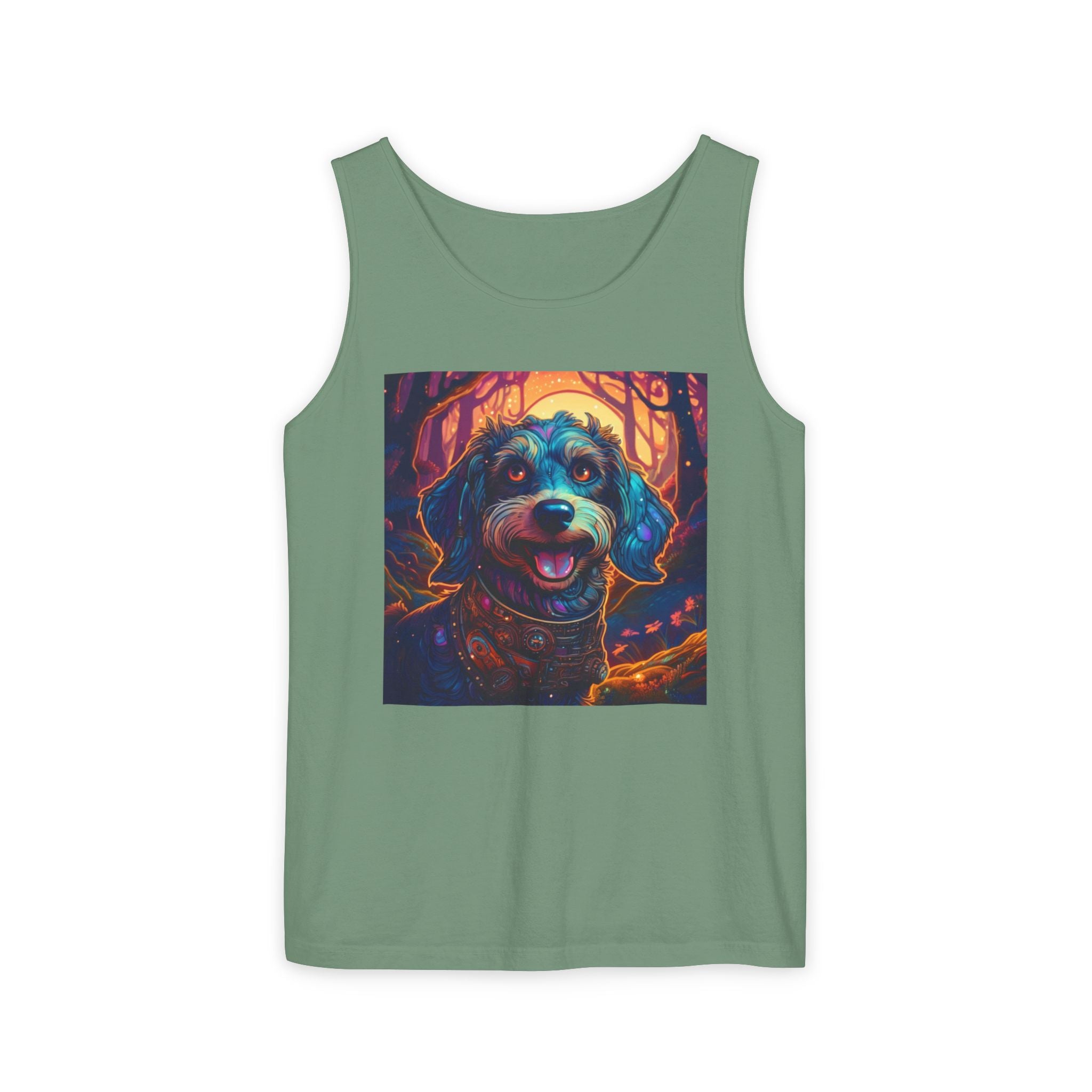 Steampunk Dachshund Unisex Tank Top