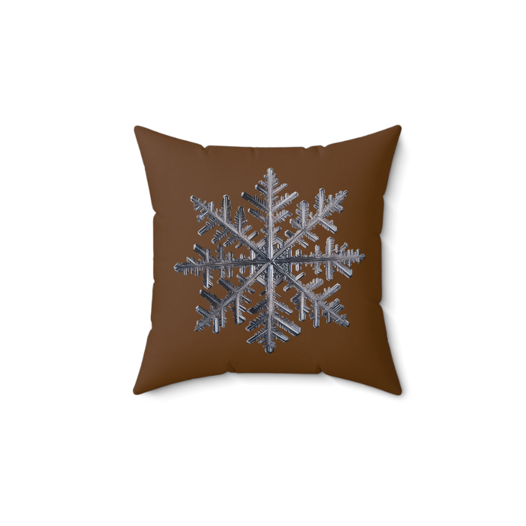 Chocolate Lab Holiday Square Pillow