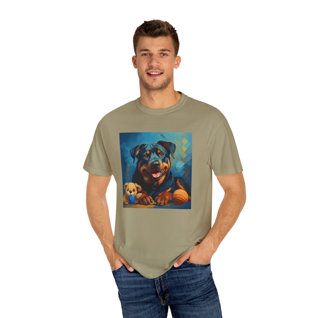 Rottweiler Unisex Garment-Dyed T-shirt