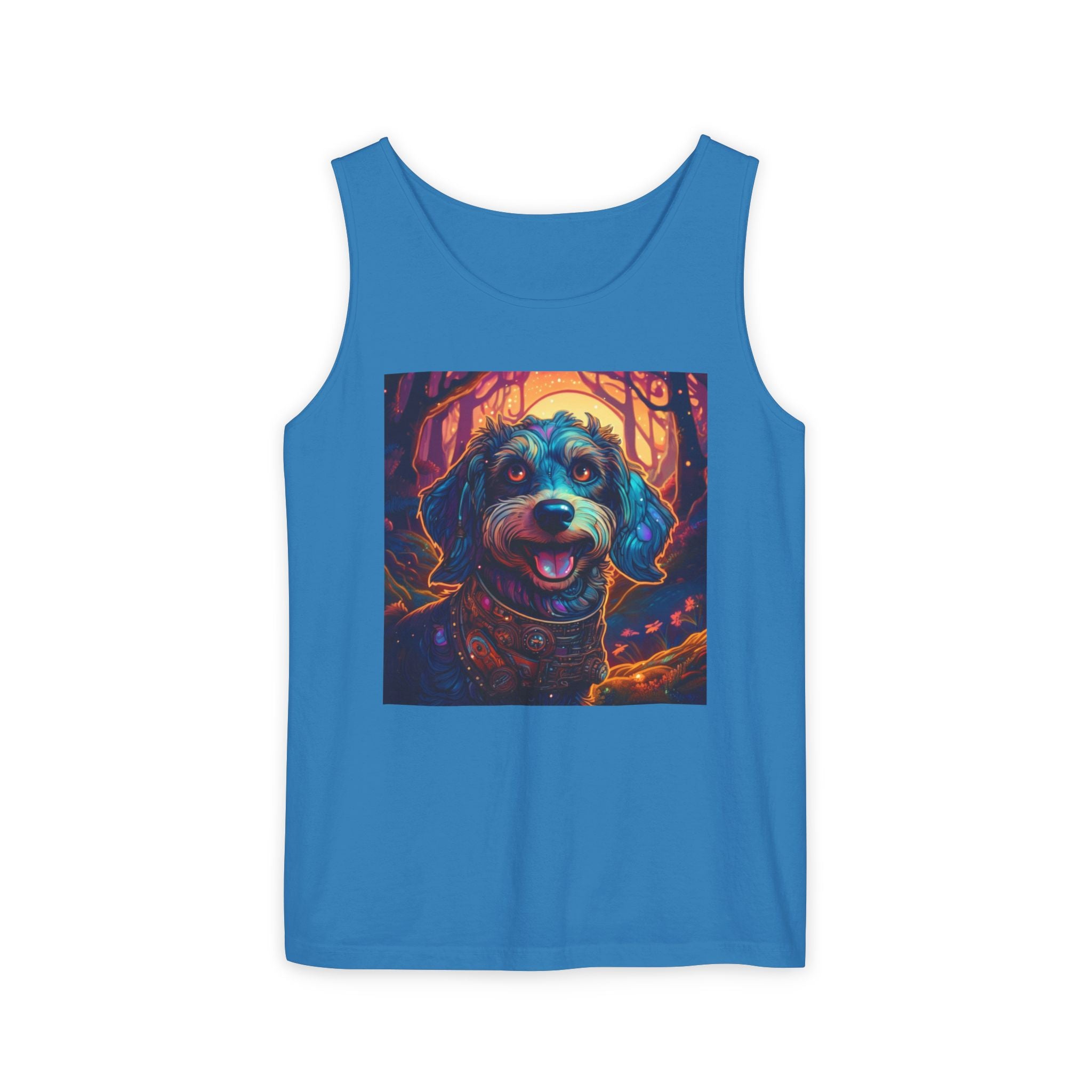 Steampunk Dachshund Unisex Tank Top