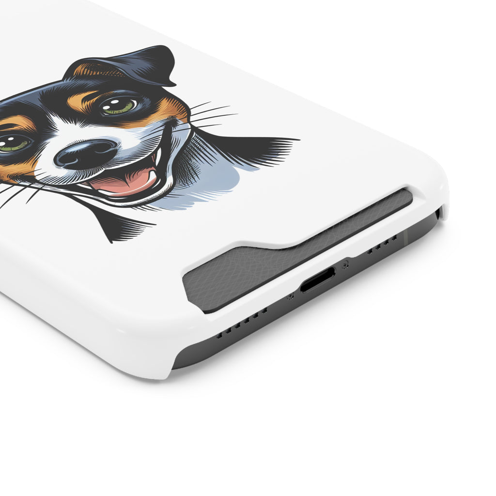 Jack Russel Phone Case with Card Holder