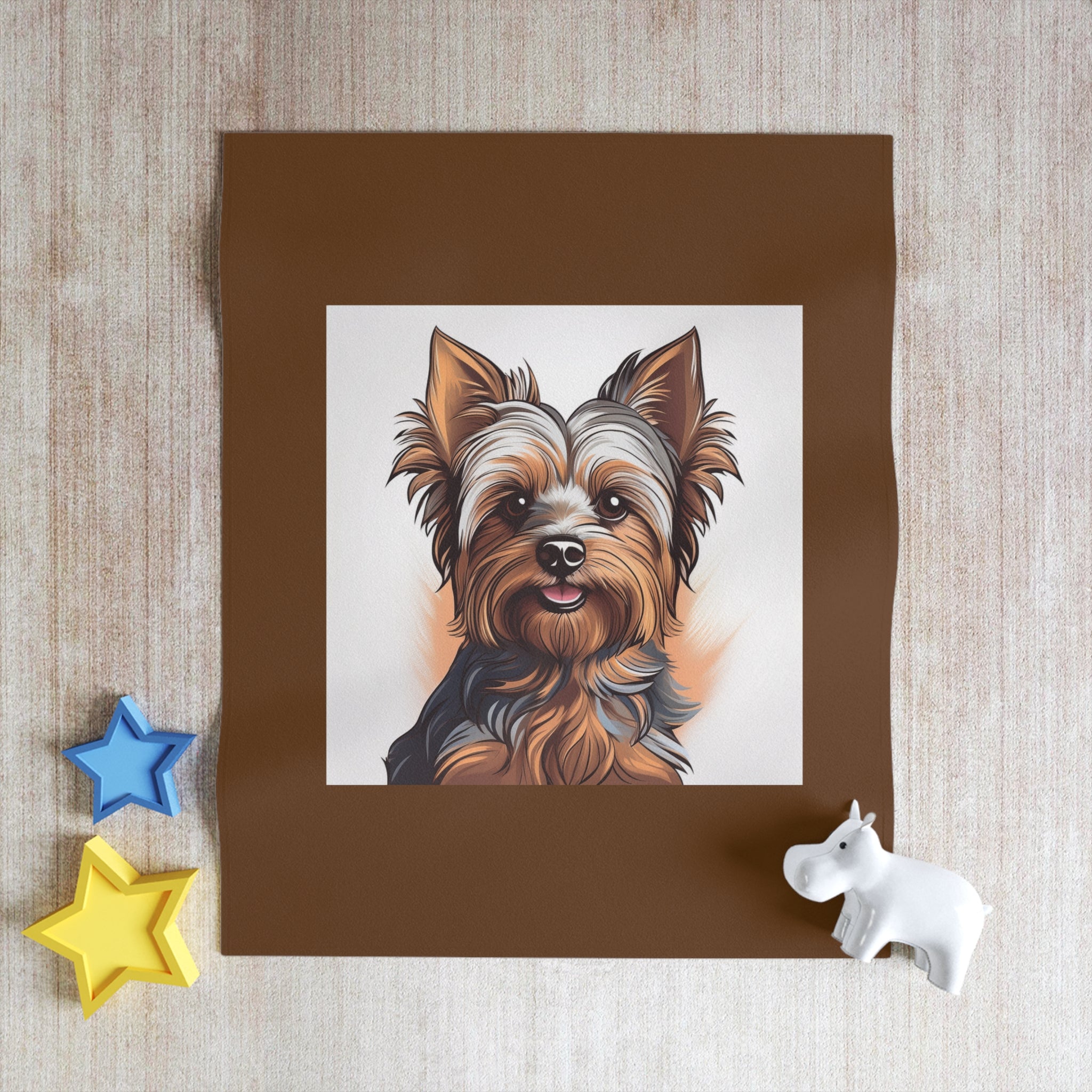 Yorkie Throw Blanket