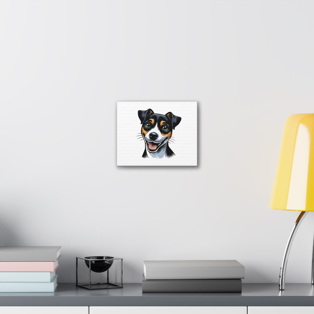 Jack Russel Canvas Stretched, 0.75"