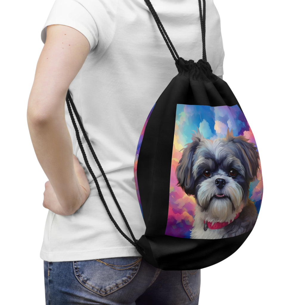 Shih Tzu Drawstring Bag