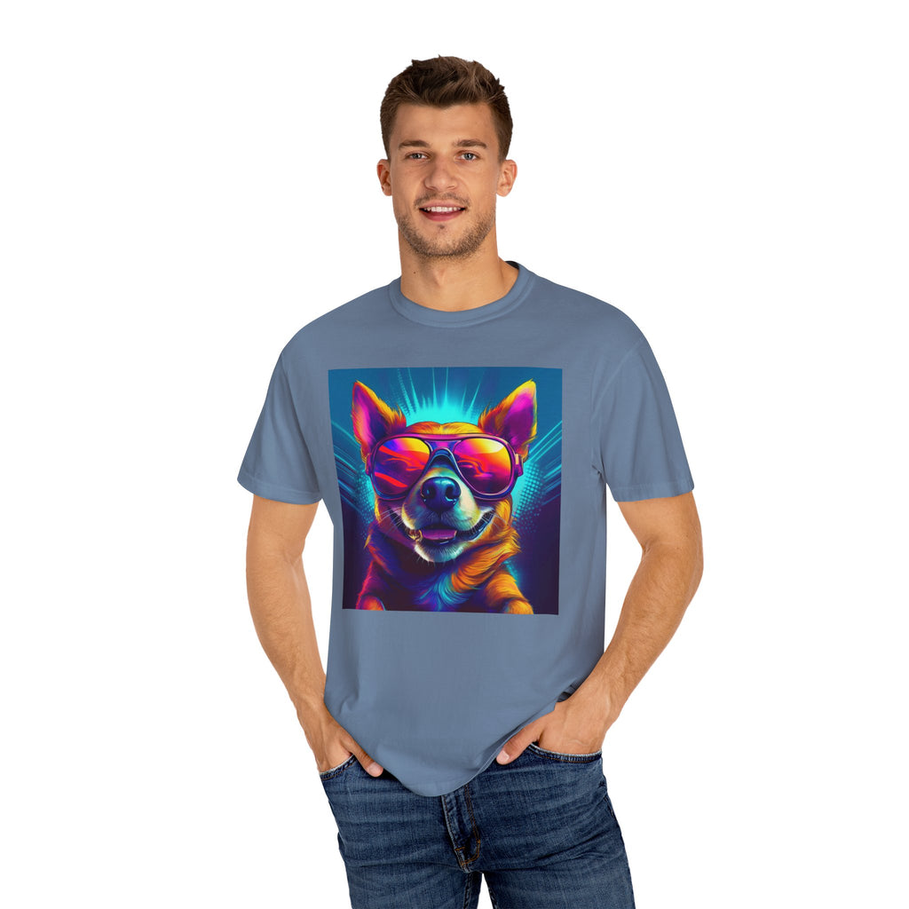 Chihuahua Cool Sunglasses Unisex Garment-Dyed T-shirt