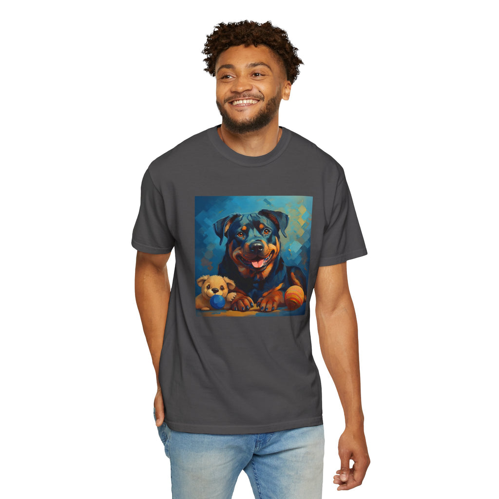 Rottweiler Unisex Garment-Dyed T-shirt