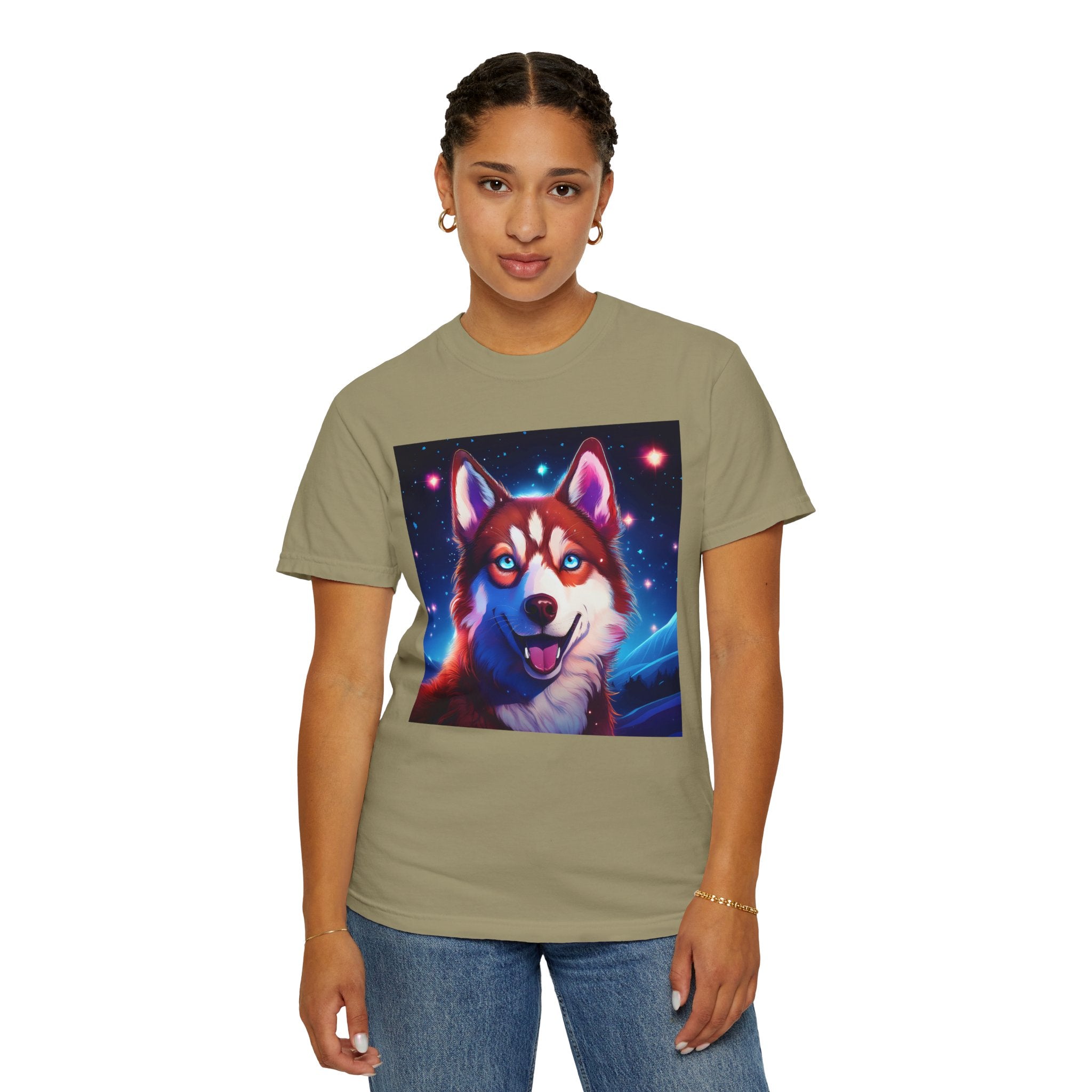 Eskimo Husky Unisex Garment-Dyed T-shirt