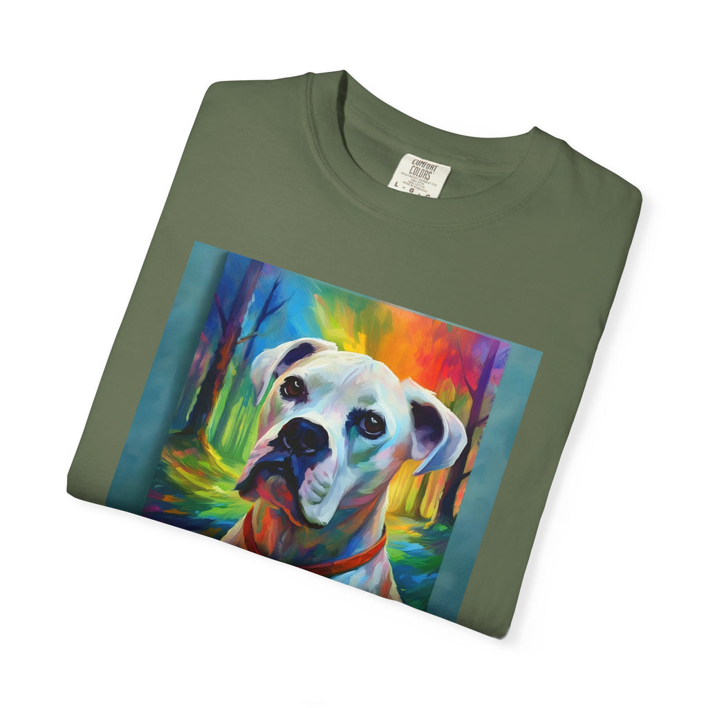 Boxer Rainbow Sky Unisex Garment-Dyed T-shirt