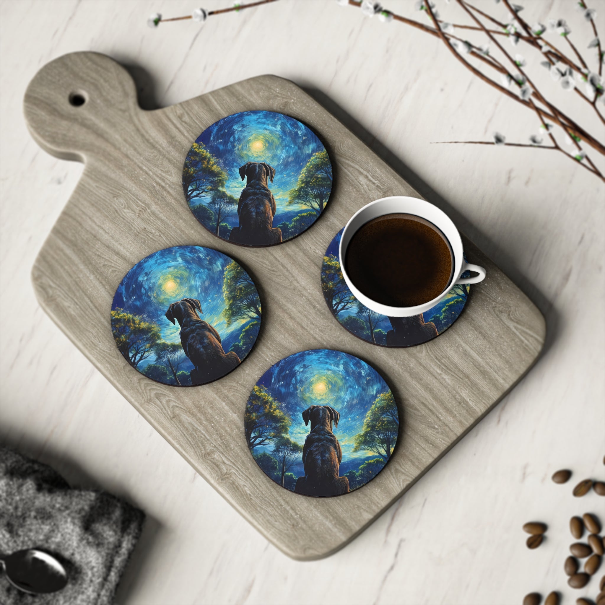 Moonlit Thoughts Coasters