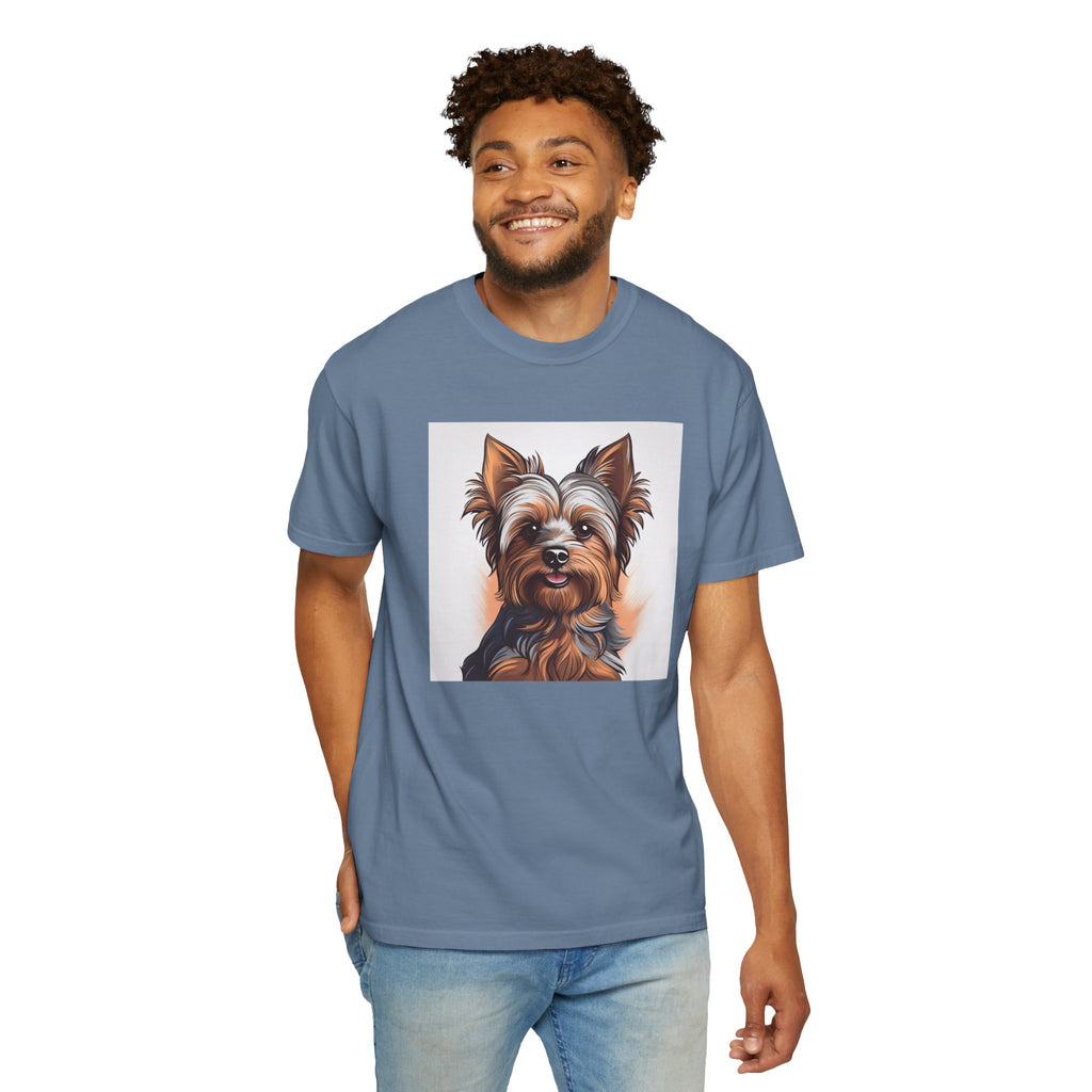 Yorkie Unisex Garment-Dyed T-shirt