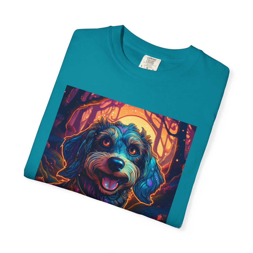 Steampunk Dachshund Unisex Garment-Dyed T-shirt