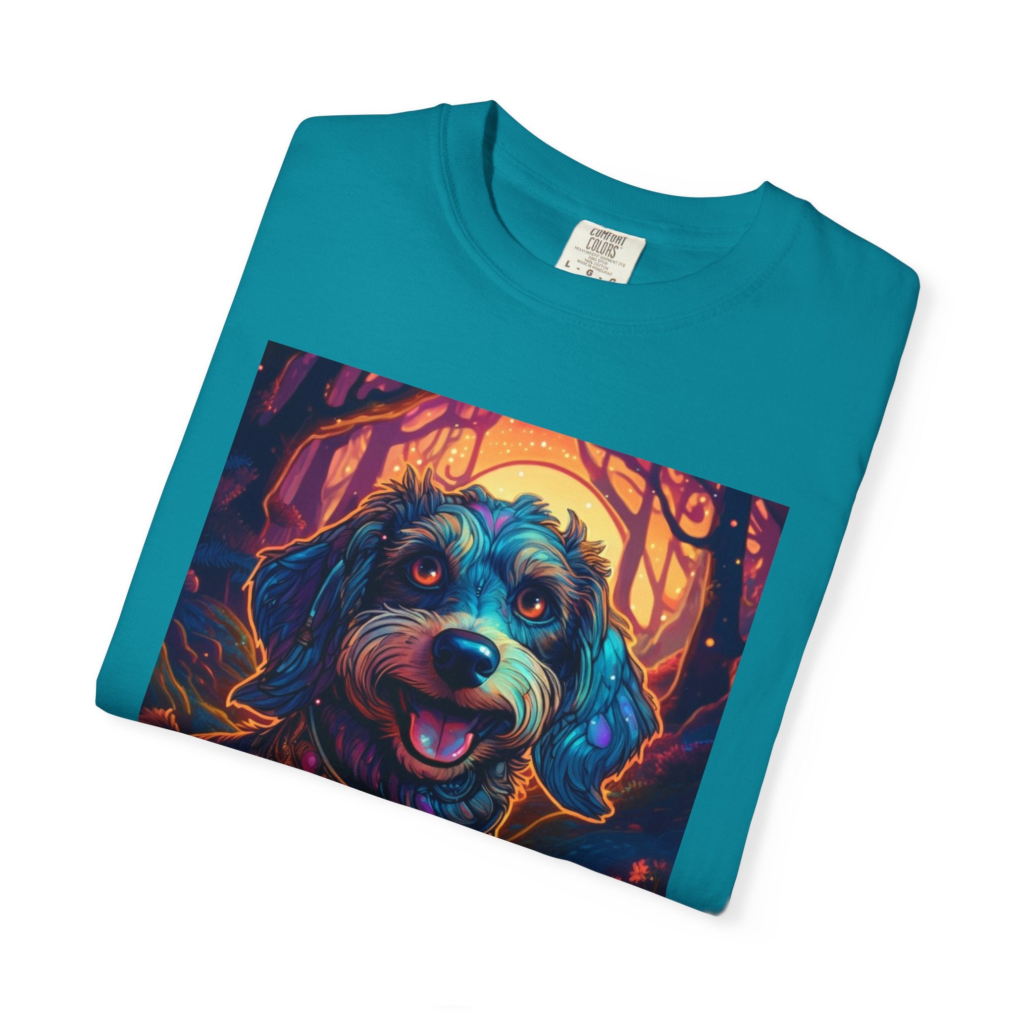Steampunk Dachshund Unisex Garment-Dyed T-shirt