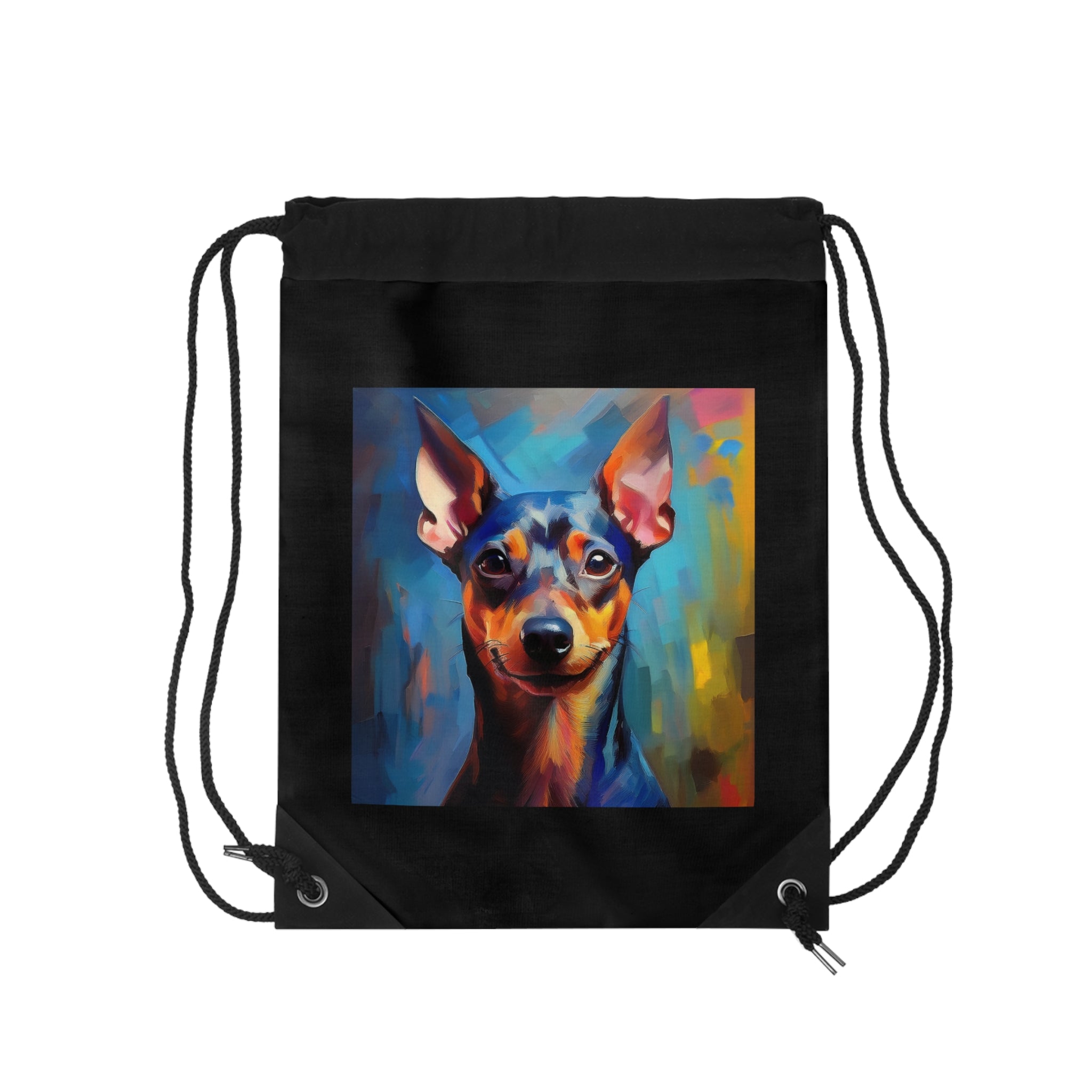 Miniature Pinscher Drawstring Bag
