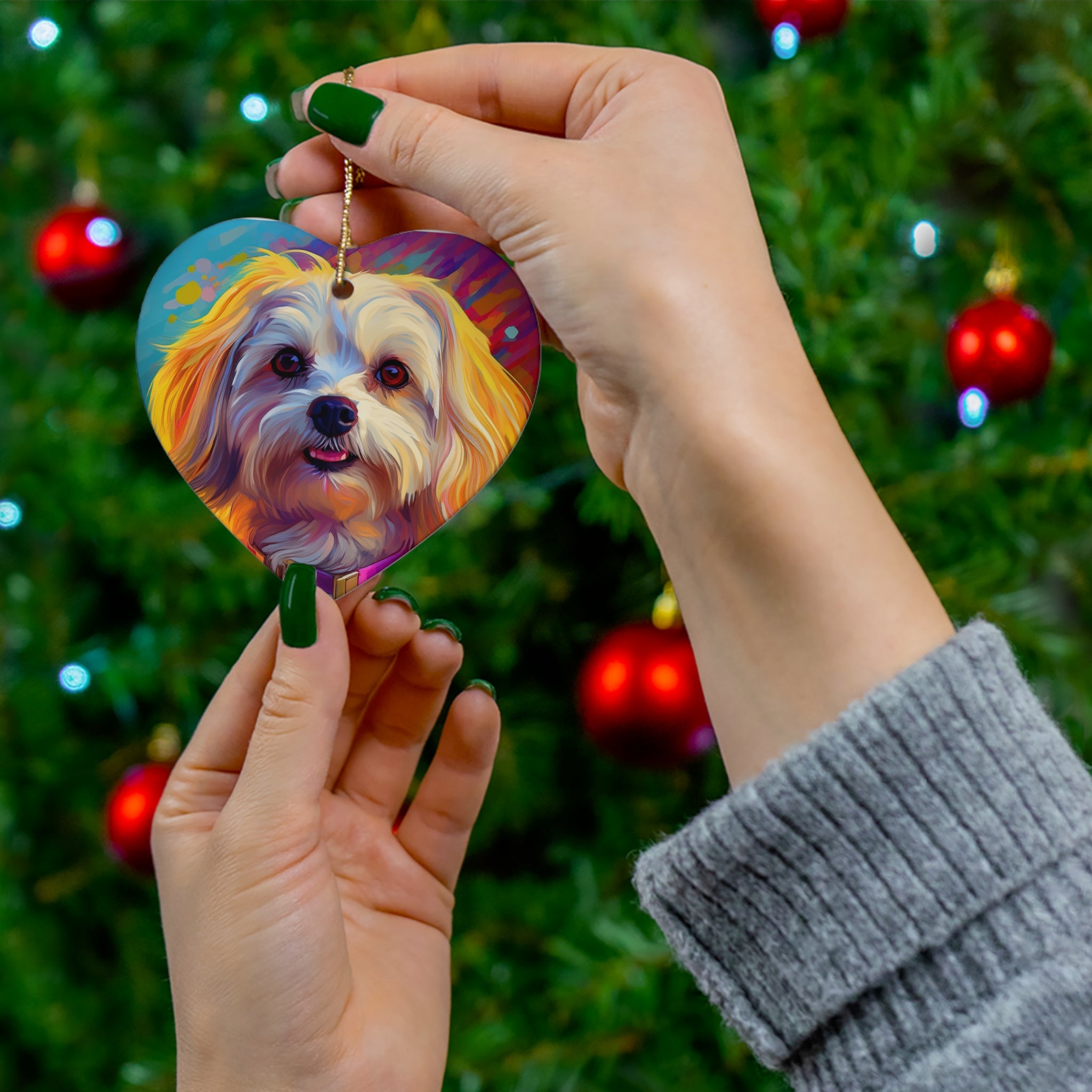 Havanese Ceramic Ornament