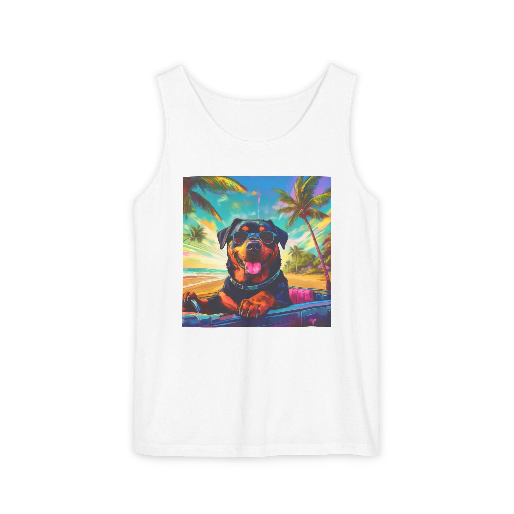 Rottweiler Beach Drive Tank Top
