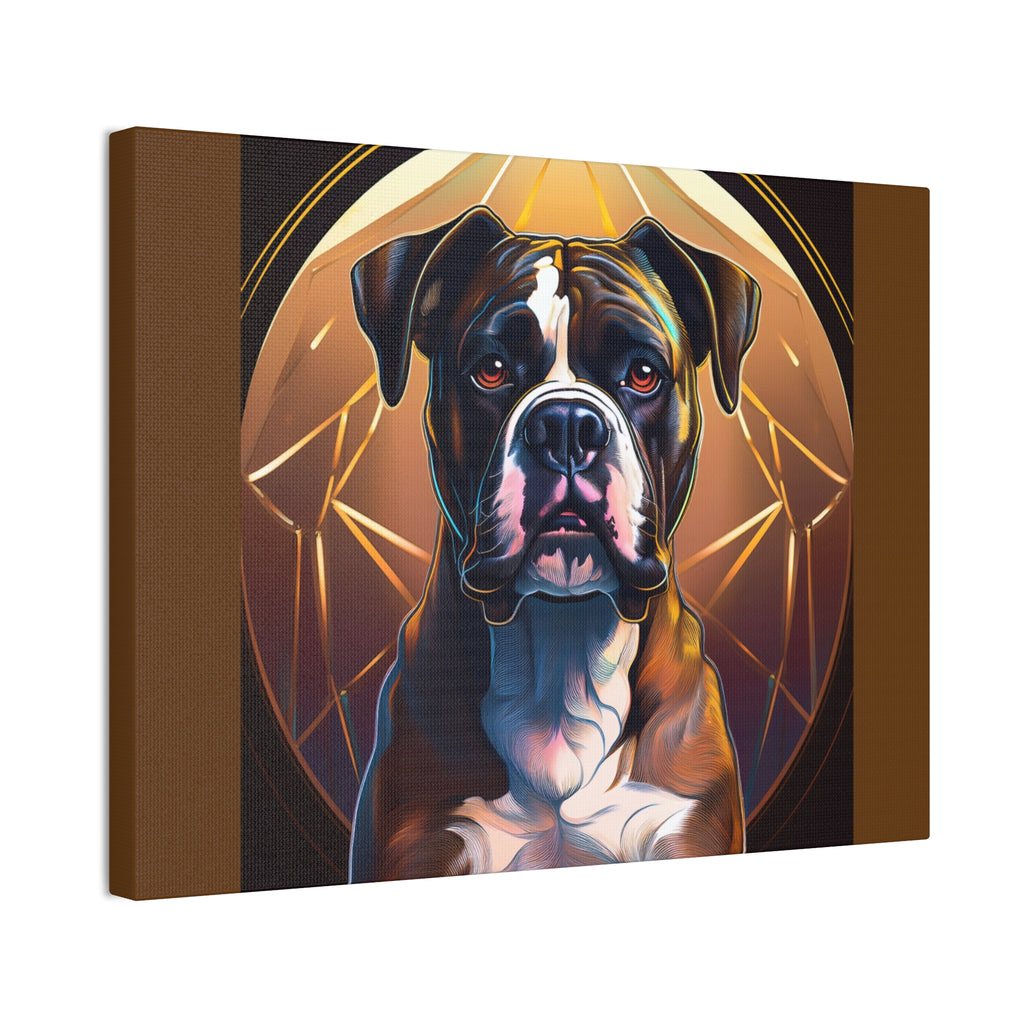 Brindle Gold Canvas Painting