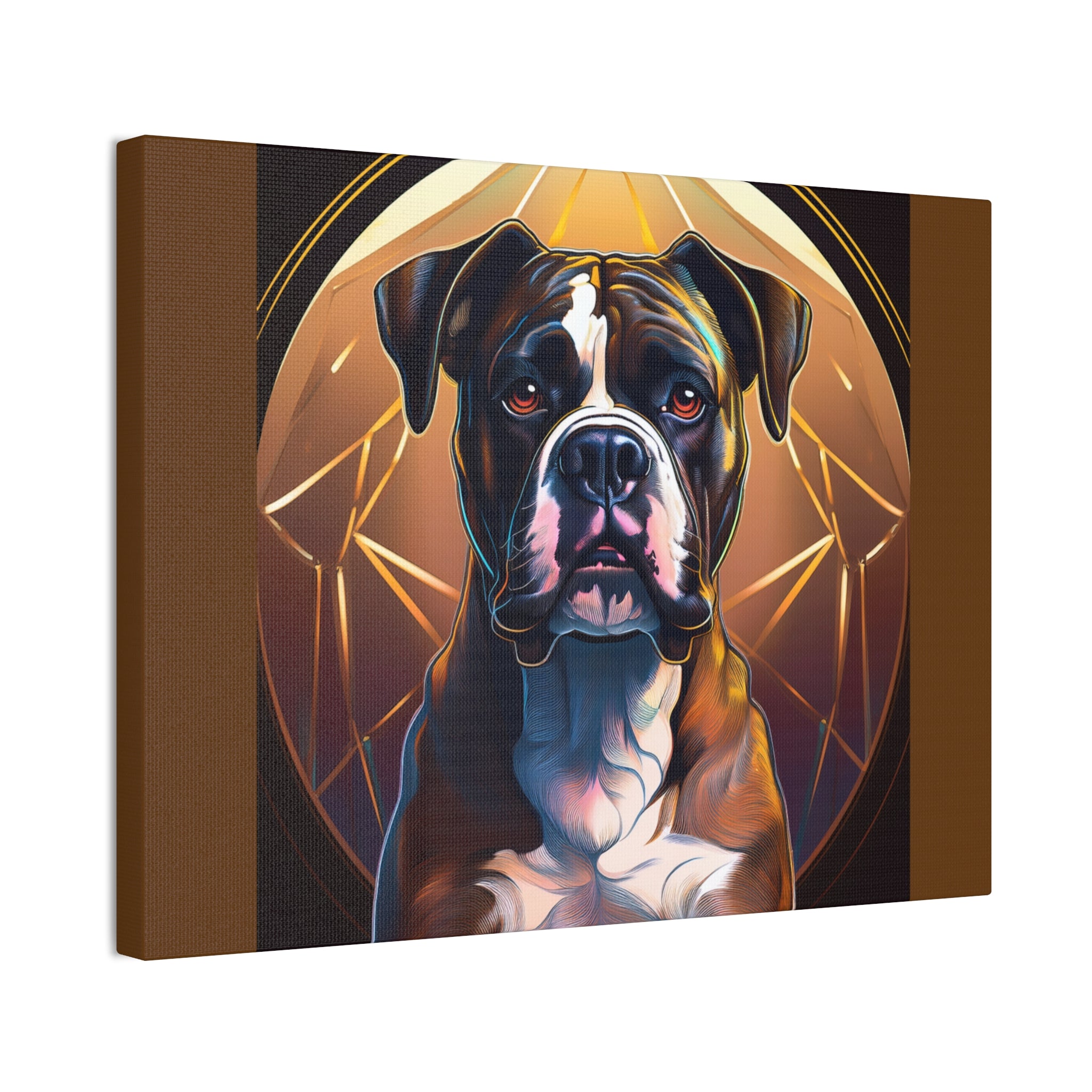 Brindle Gold Canvas Painting
