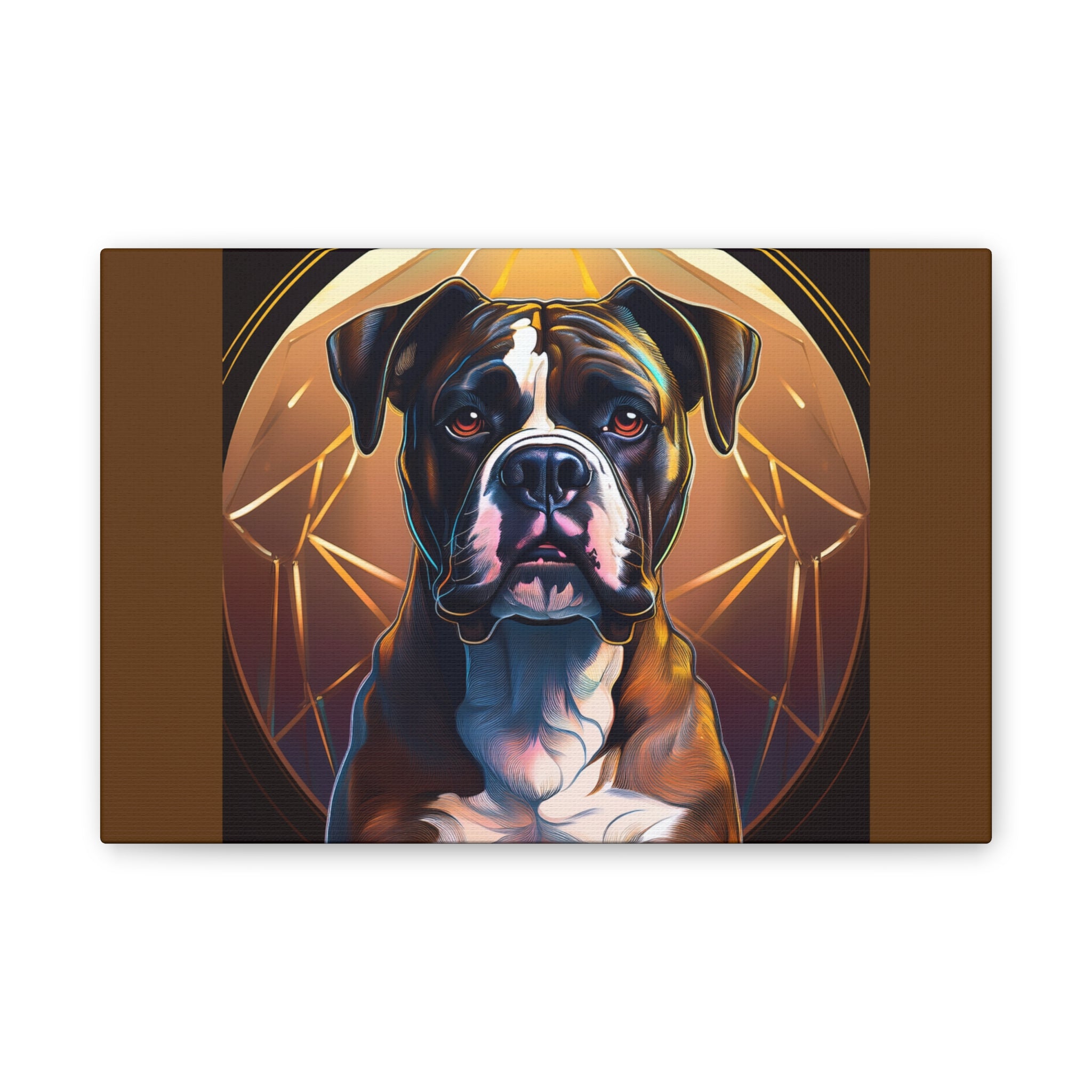 Brindle Gold Canvas Painting