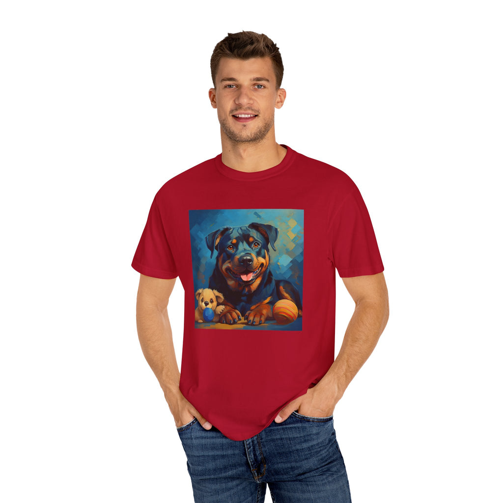 Rottweiler Unisex Garment-Dyed T-shirt