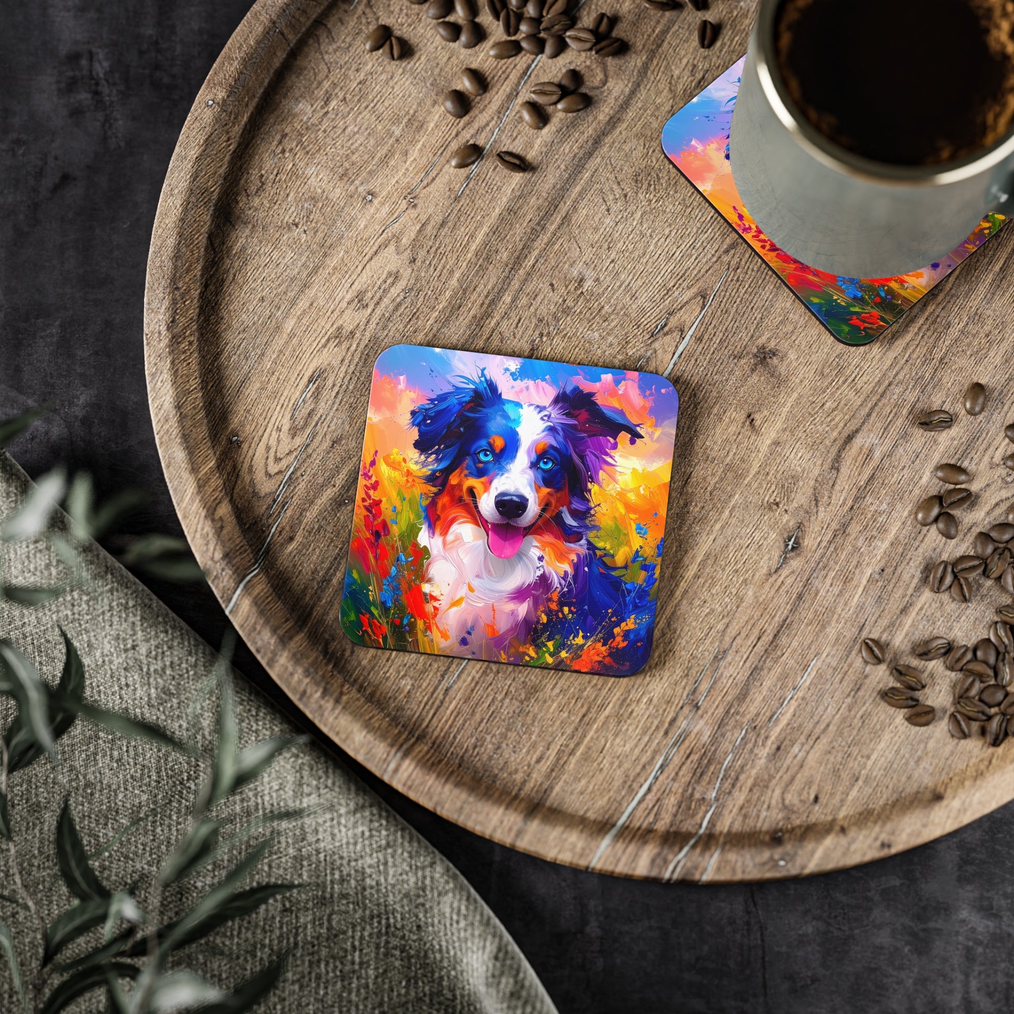 Aussie Shepherd Coasters