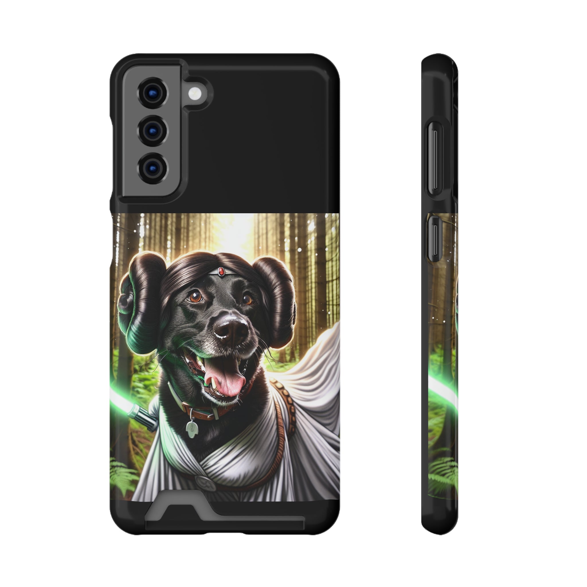 Galaxy Princess Phone Case with Card Holder