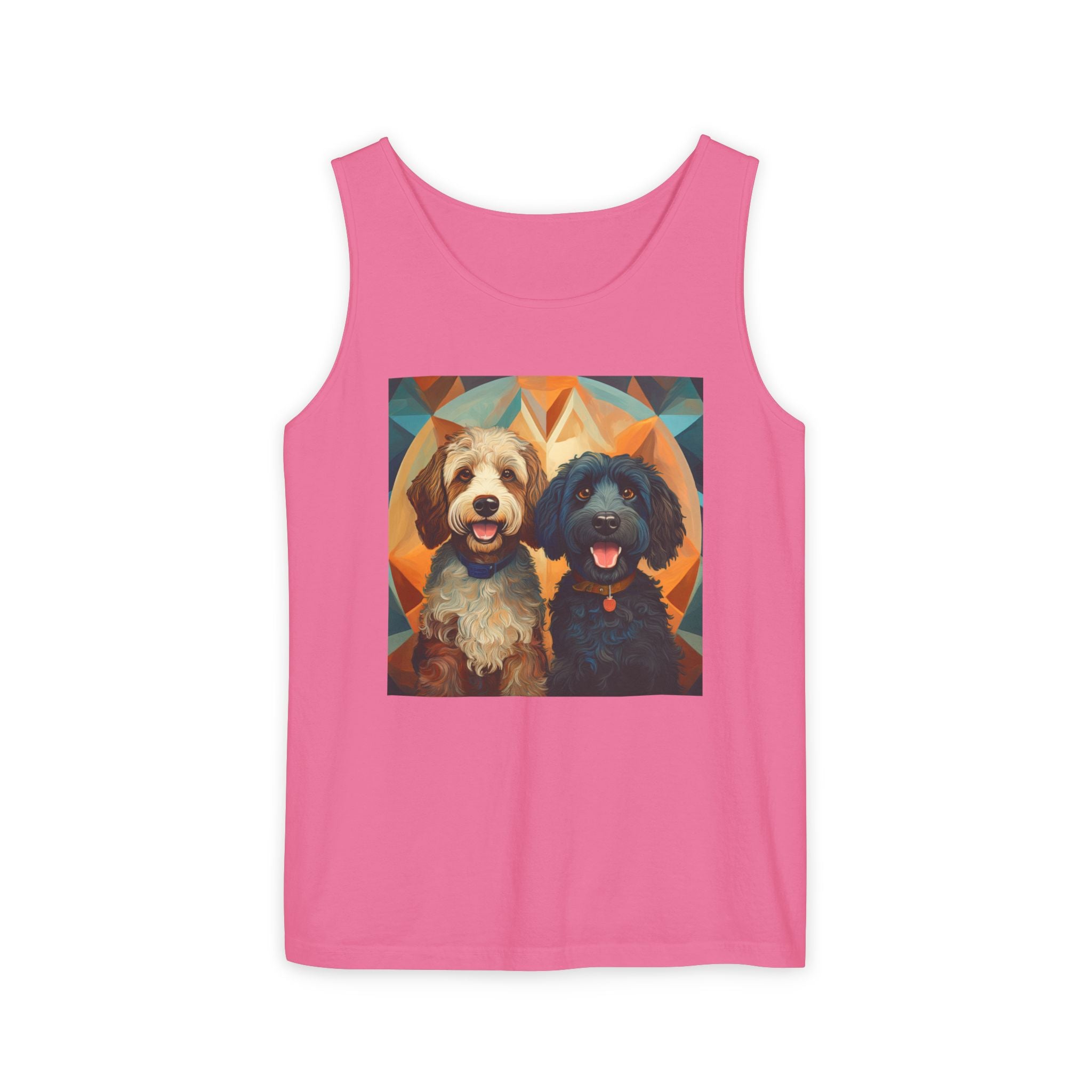 Doodles, Black & Tan Tank Top