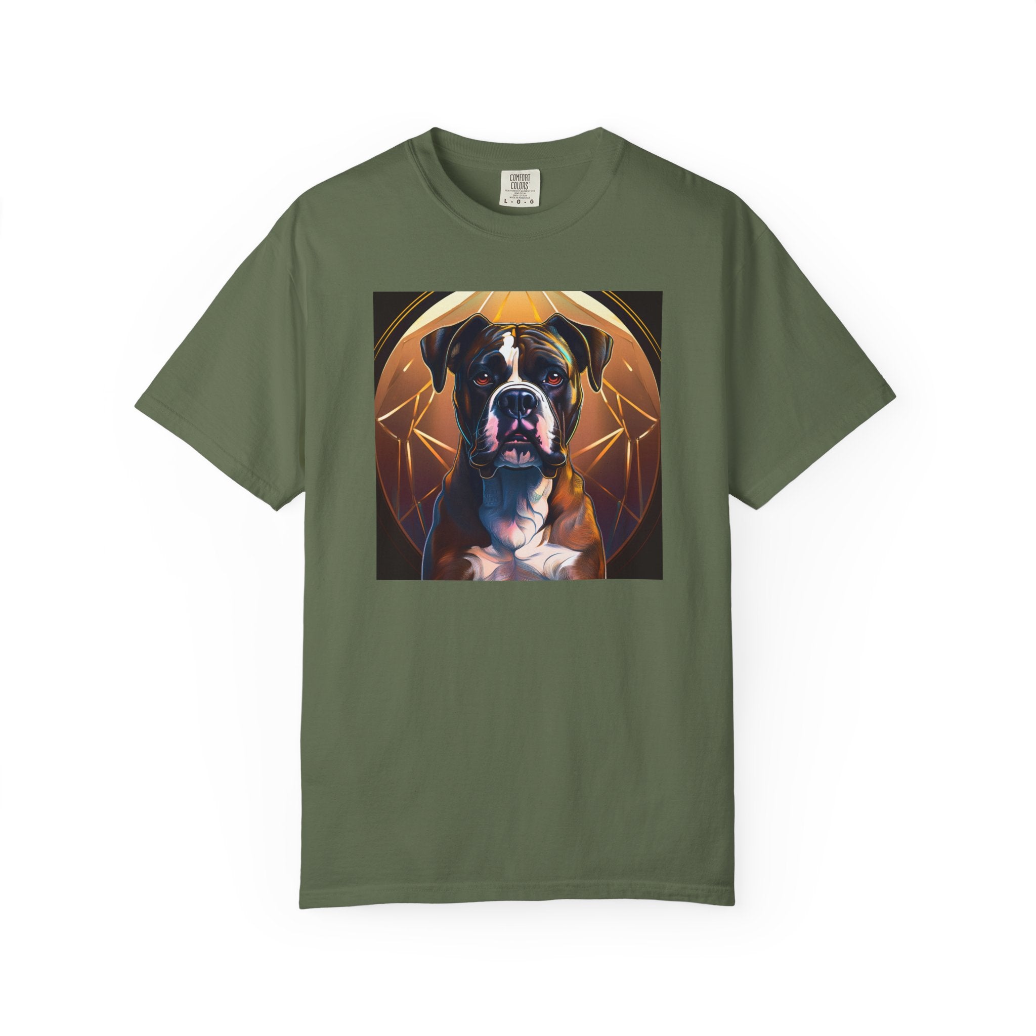 Brindle Gold Boxer Unisex Garment-Dyed T-shirt