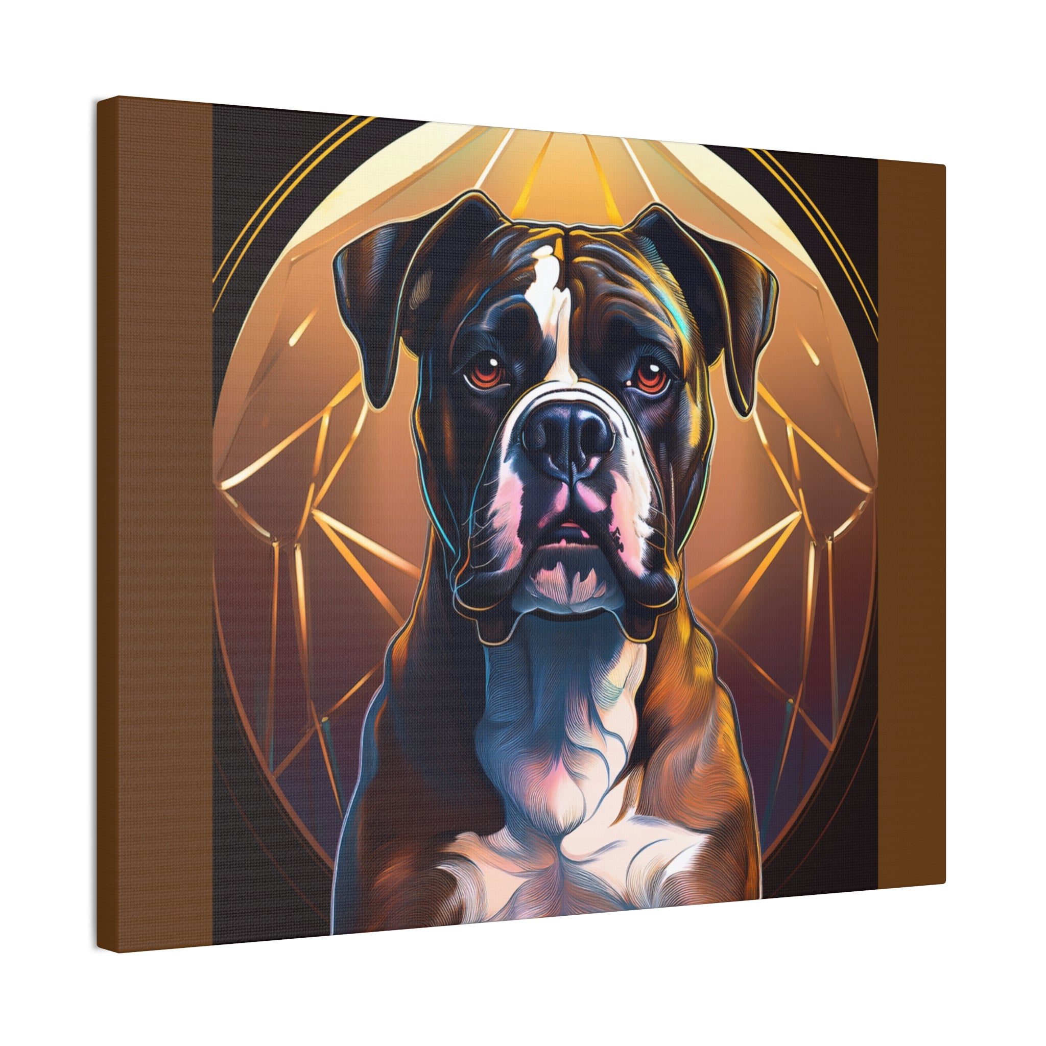 Brindle Gold Canvas Painting