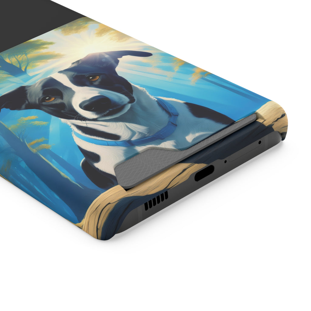 Coonhound Forest Phone Case with Card Holder
