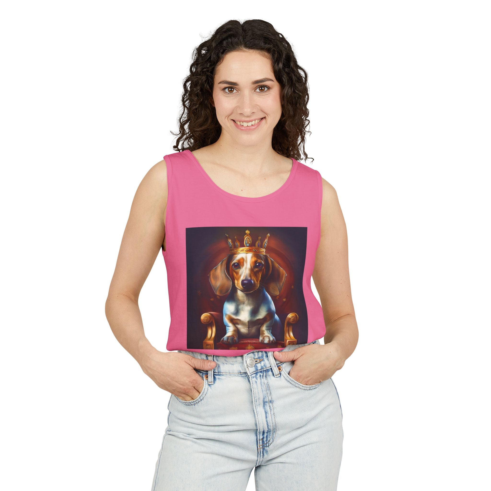 Dachshund Royal Unisex Tank Top