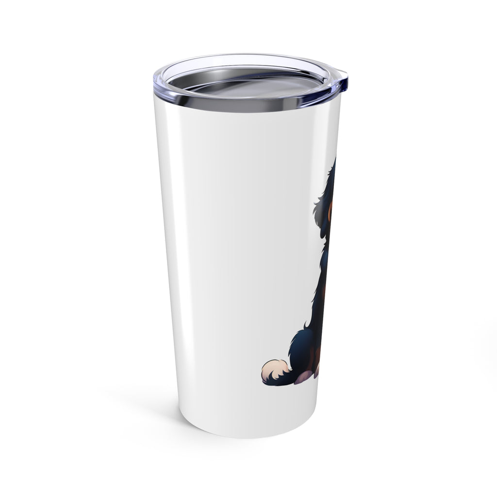 Bernedoodle Puppy Smiles Tumbler 20oz