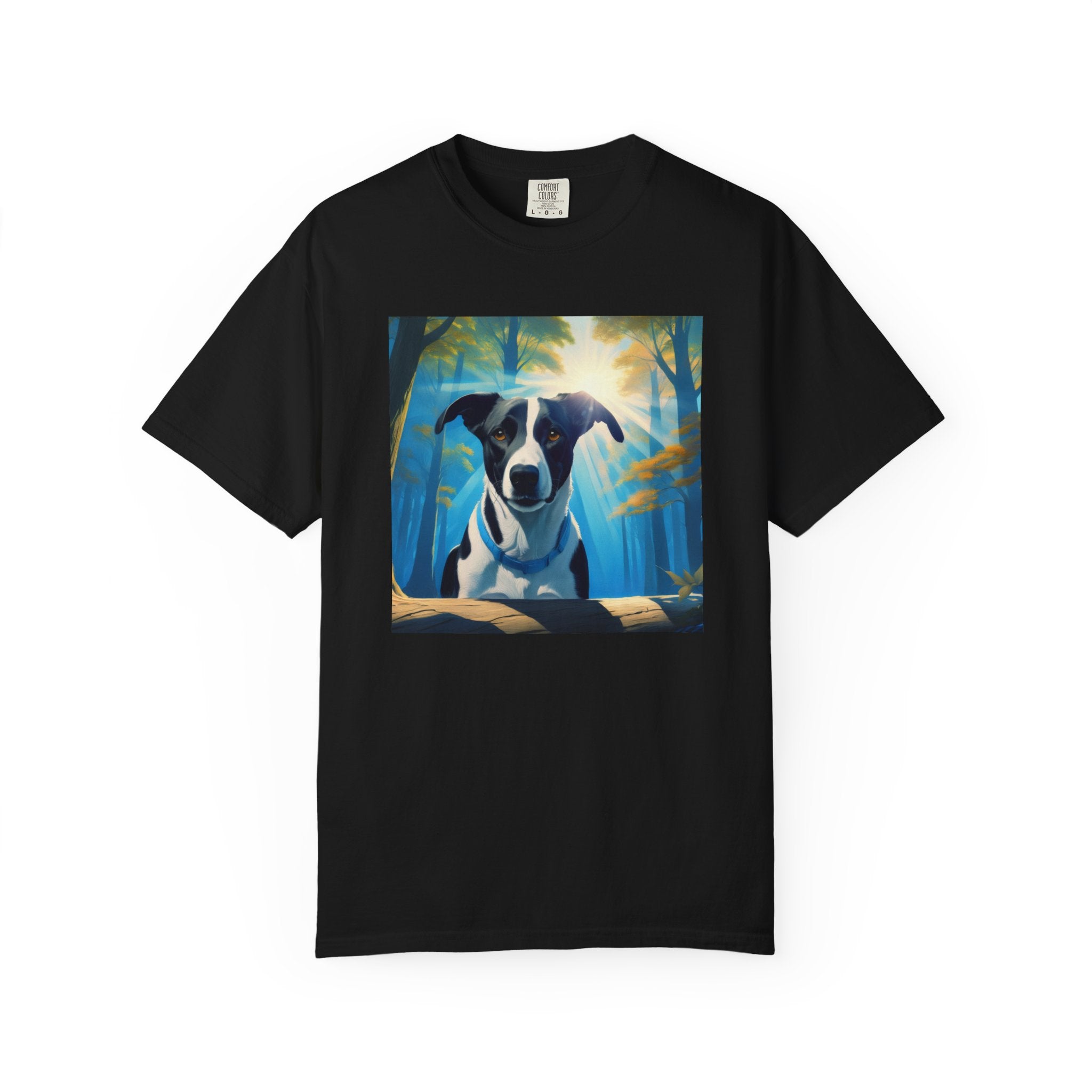 Coonhound Forest Unisex Garment-Dyed T-shirt